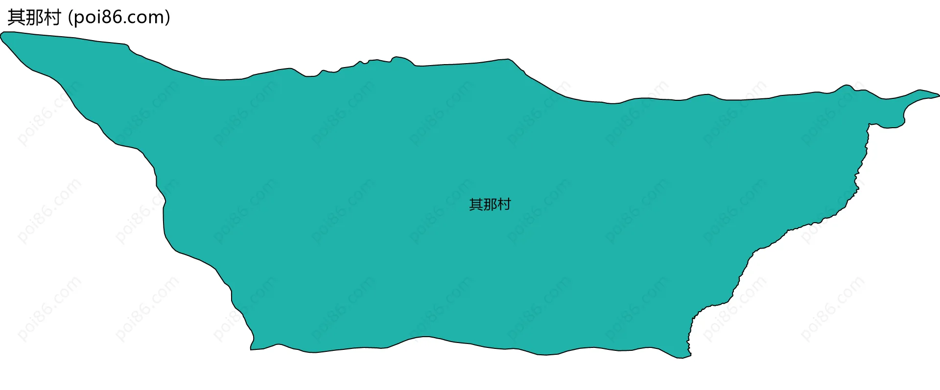 其那村边界地图