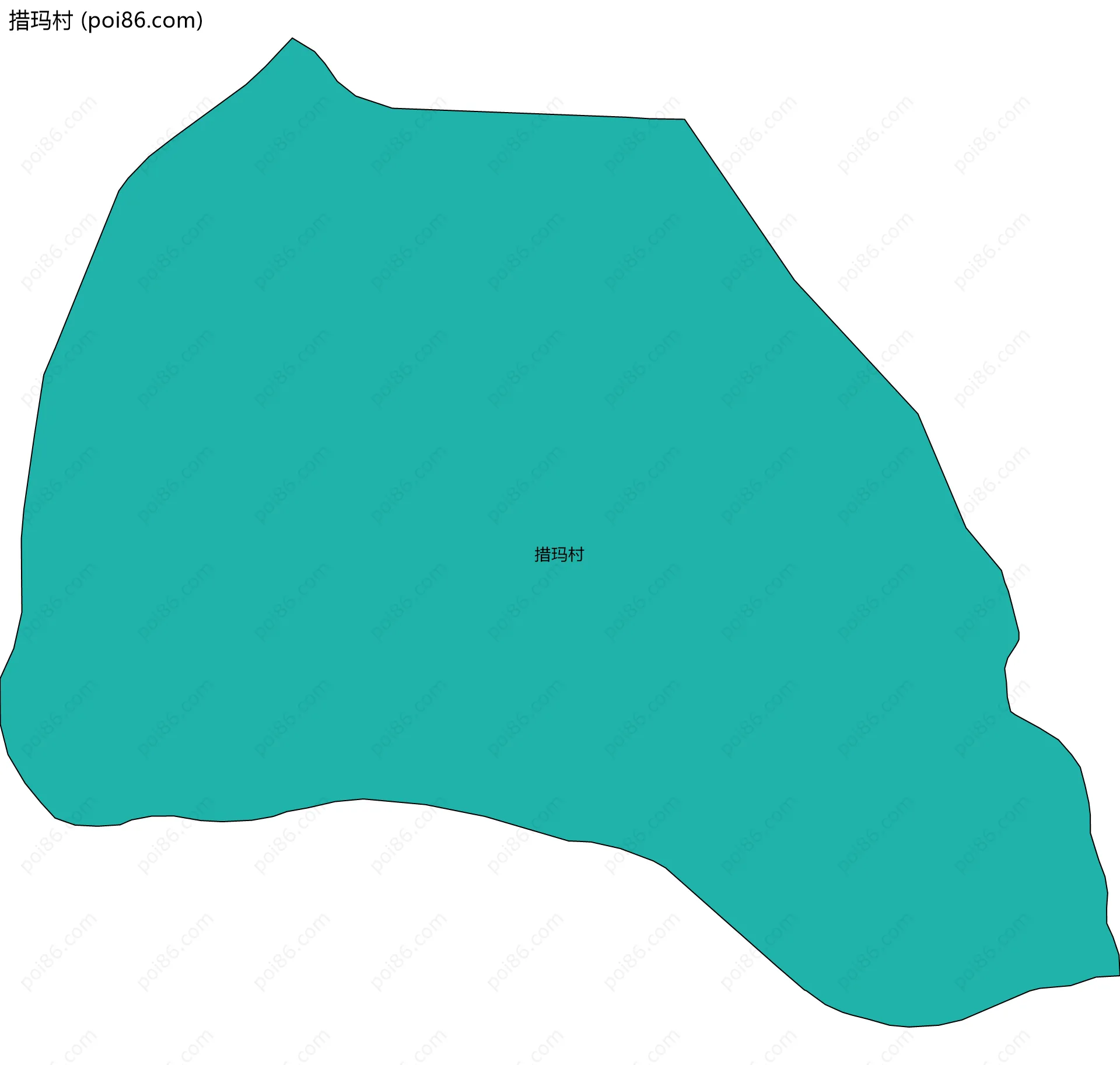 措玛村边界地图