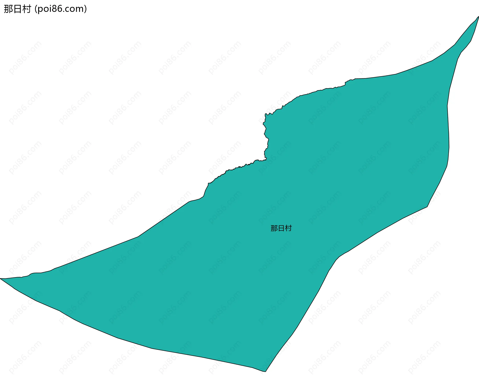 那日村边界地图