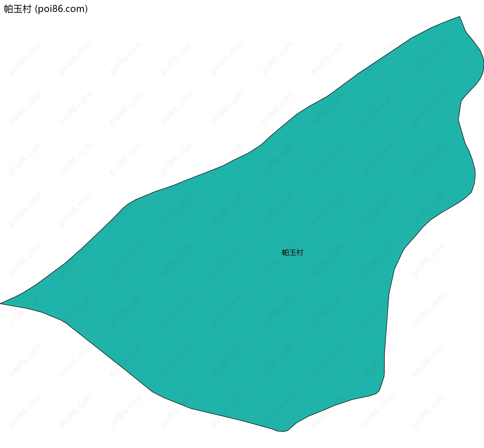 帕玉村边界地图