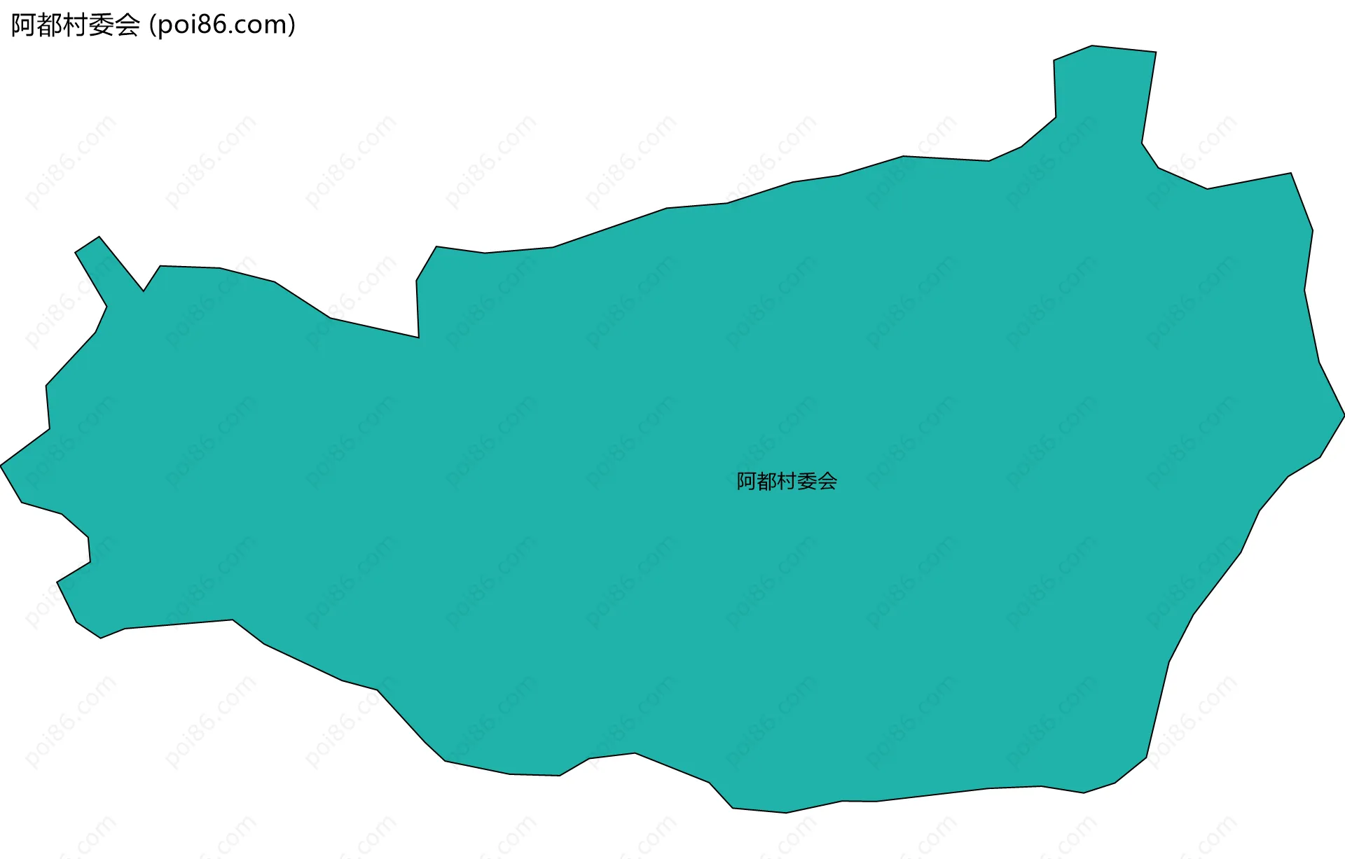 阿都村委会边界地图