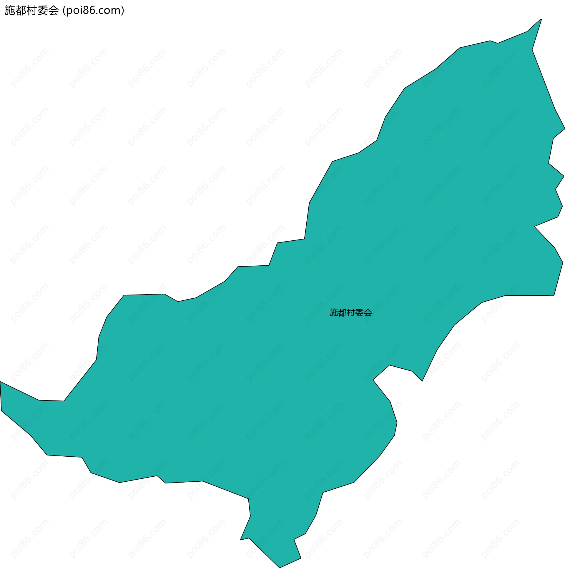 施都村委会边界地图