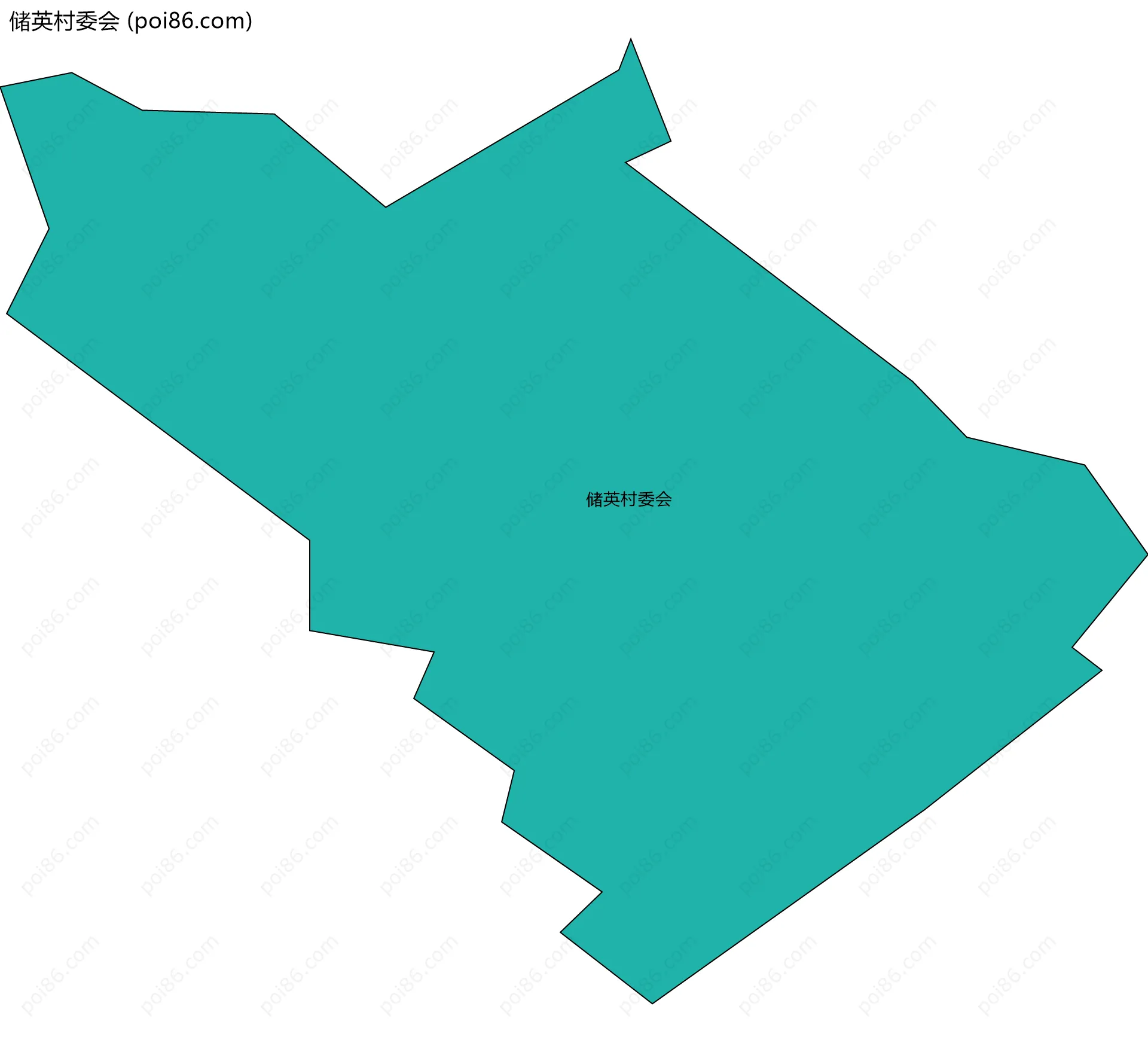储英村委会边界地图