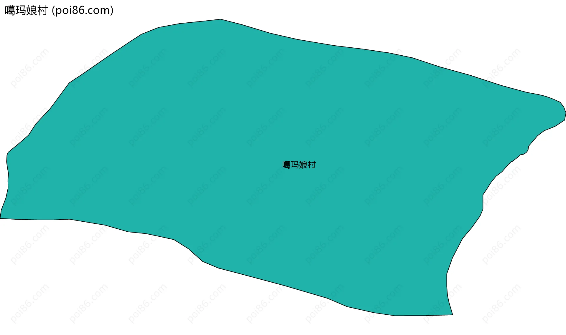 噶玛娘村边界地图