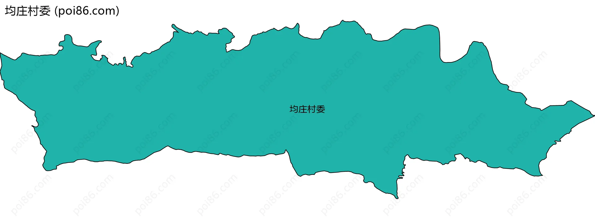 均庄村委边界地图