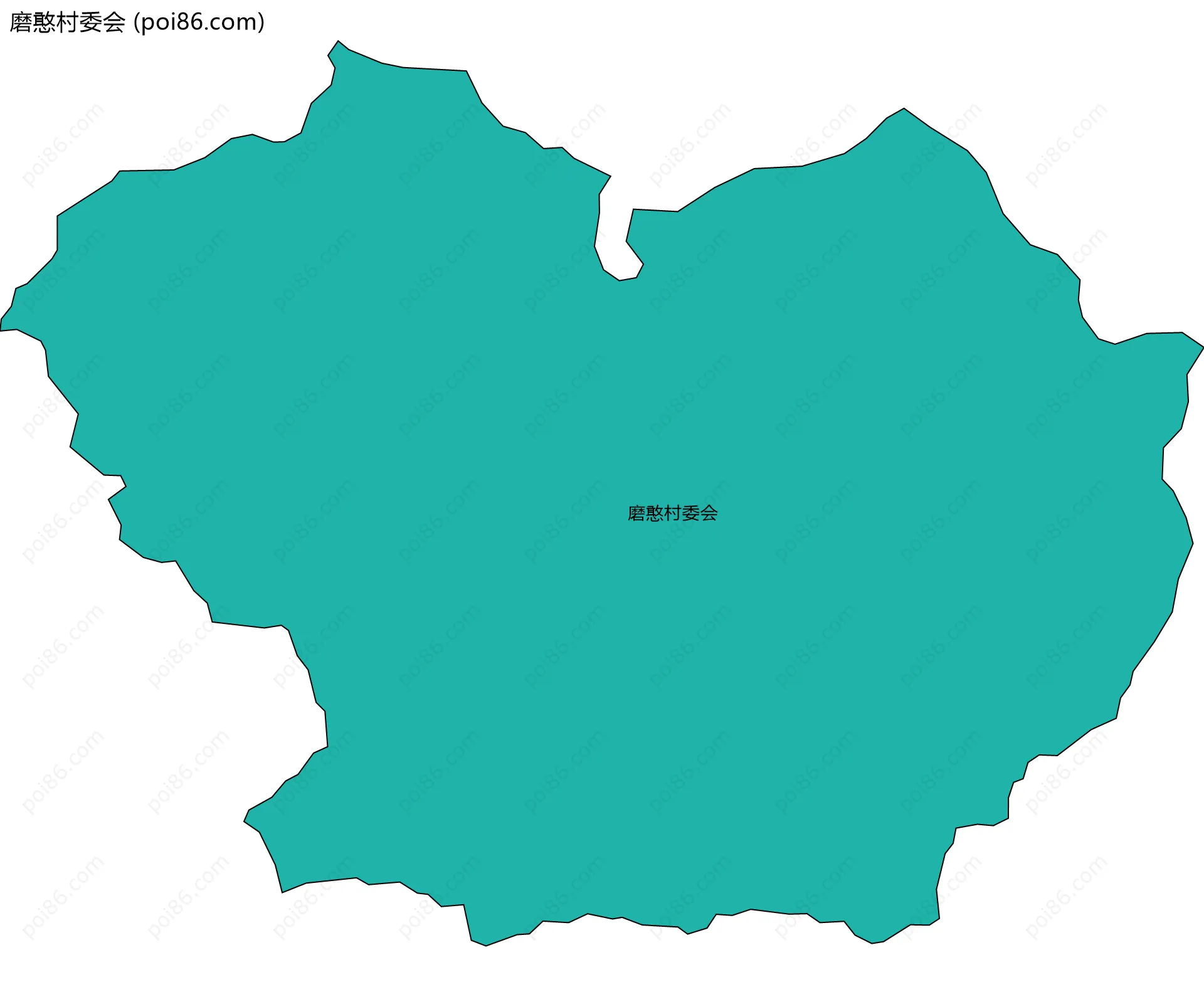 磨憨村委会边界地图