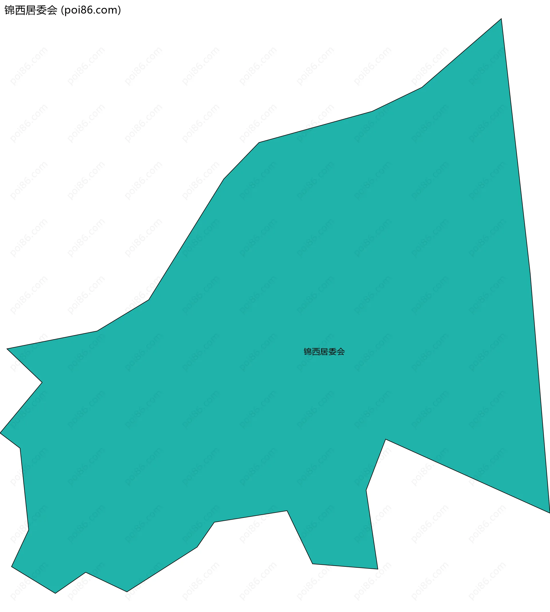 锦西居委会边界地图