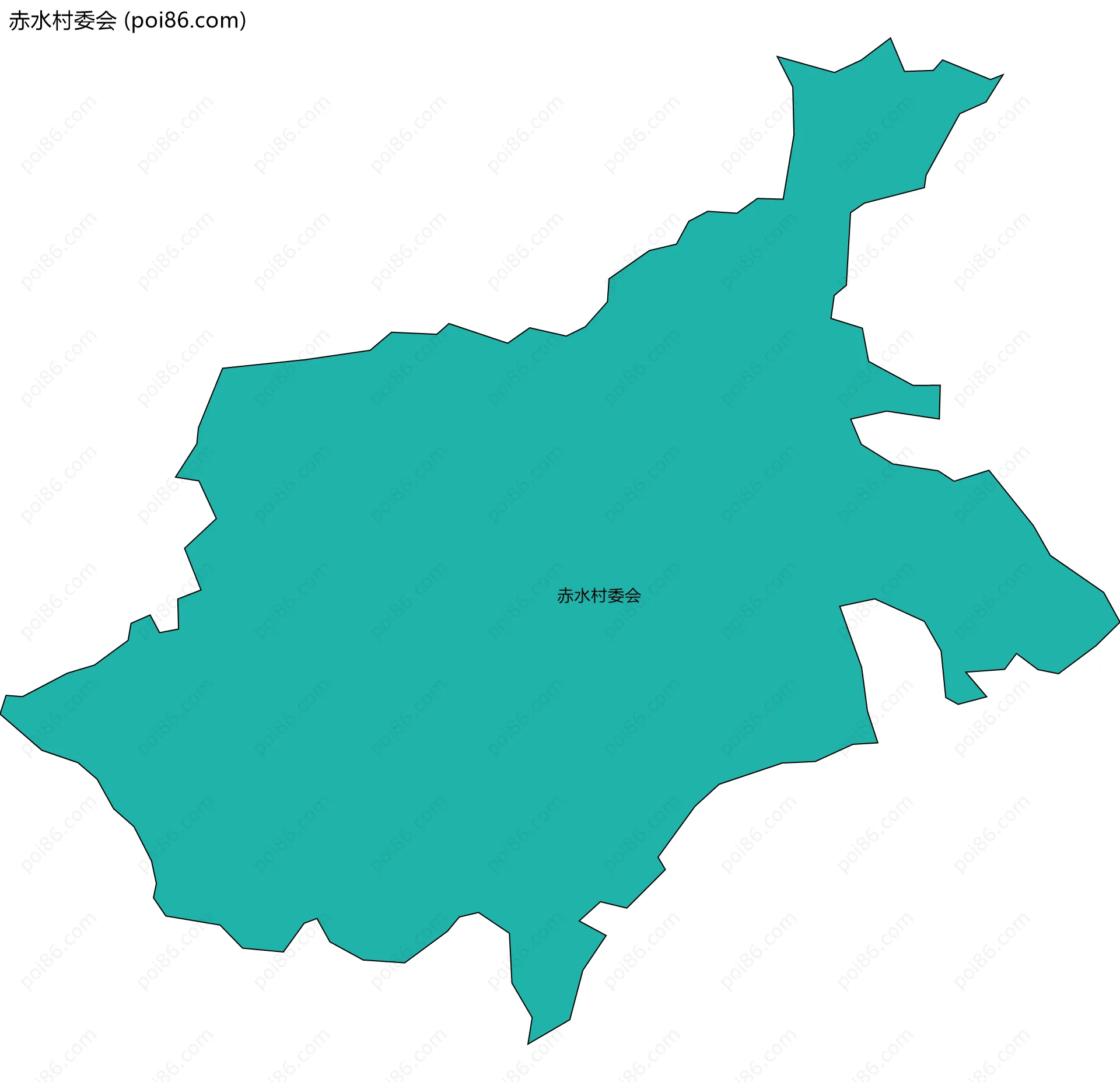 赤水村委会边界地图