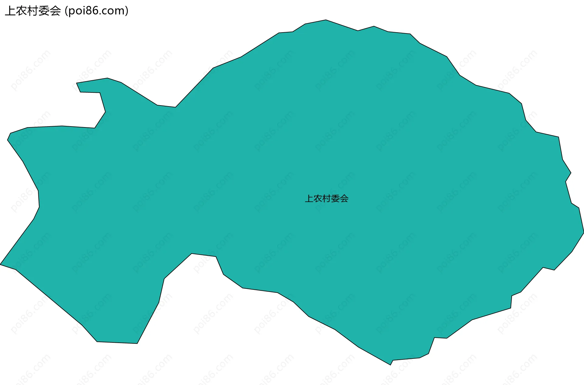 上农村委会边界地图