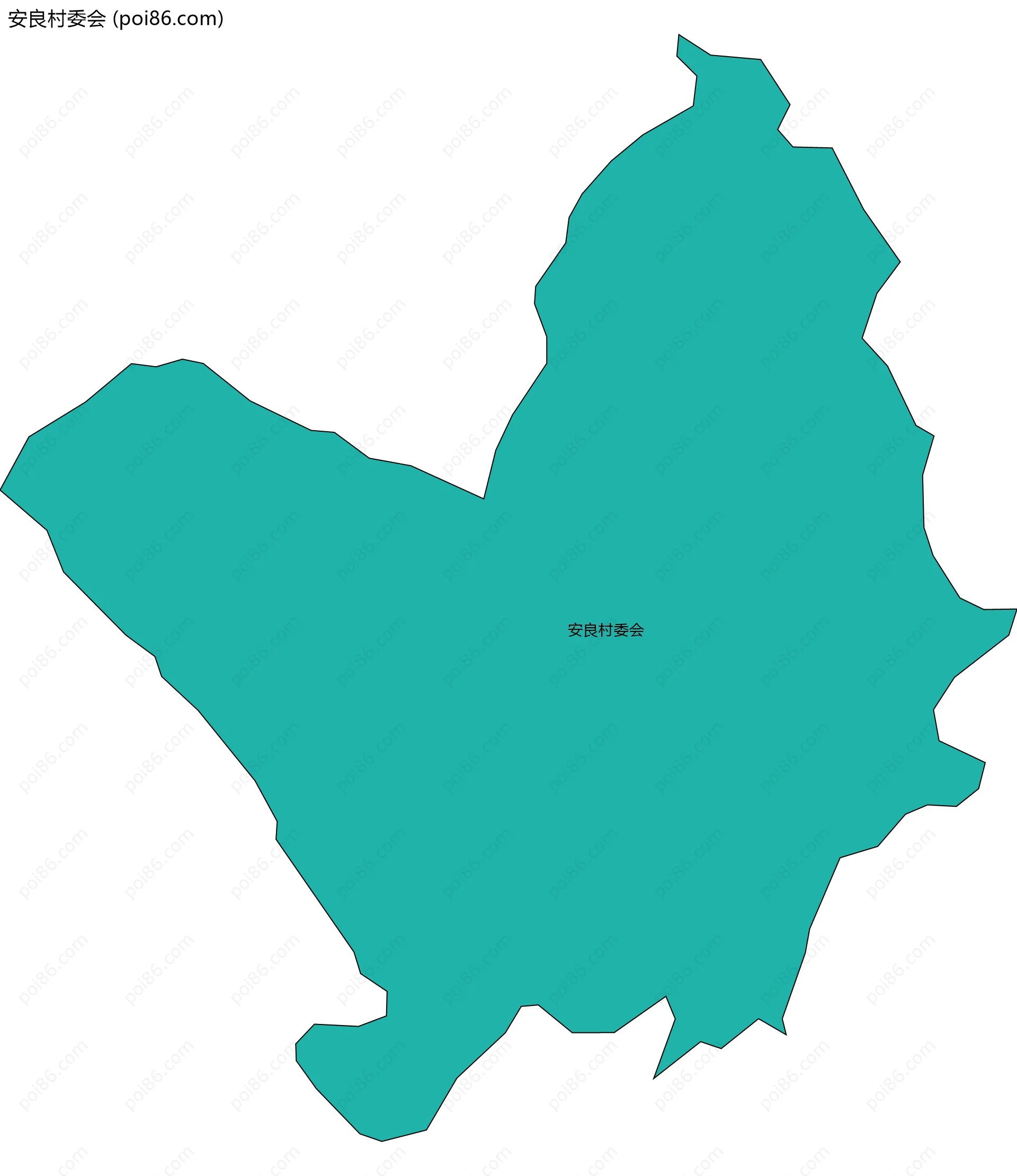 安良村委会边界地图