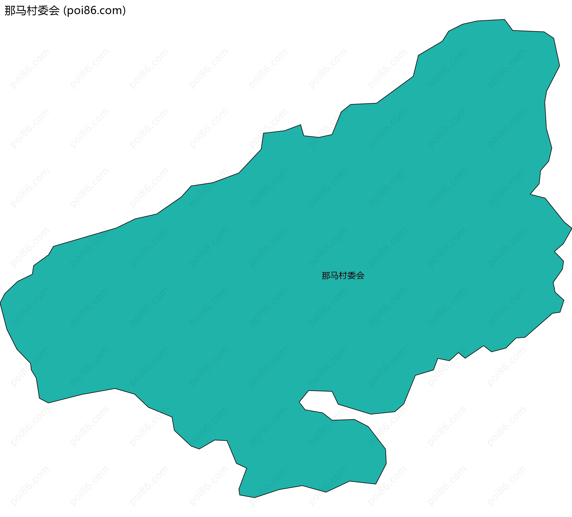 那马村委会边界地图