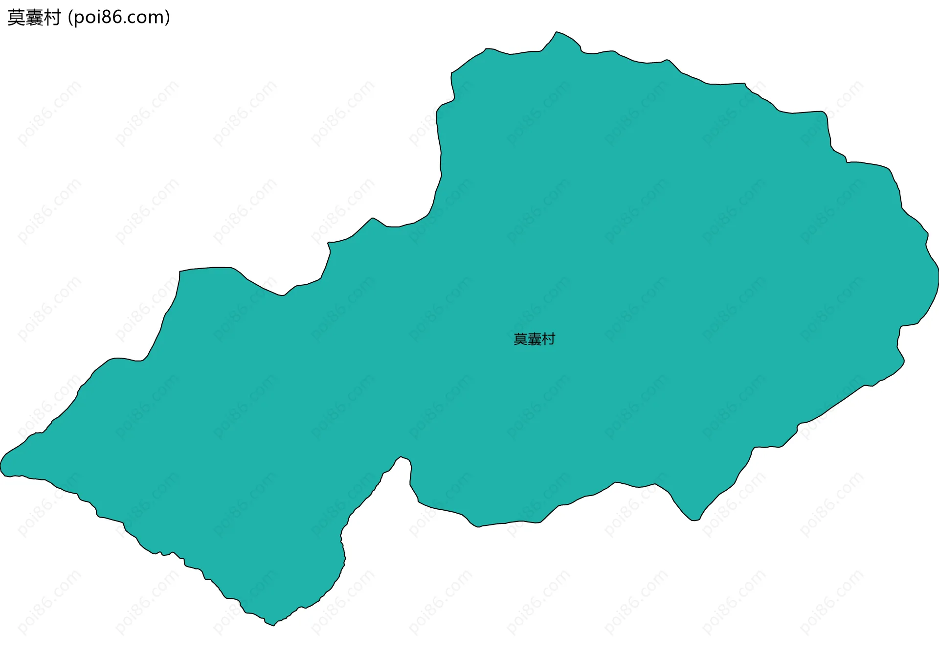 莫囊村边界地图