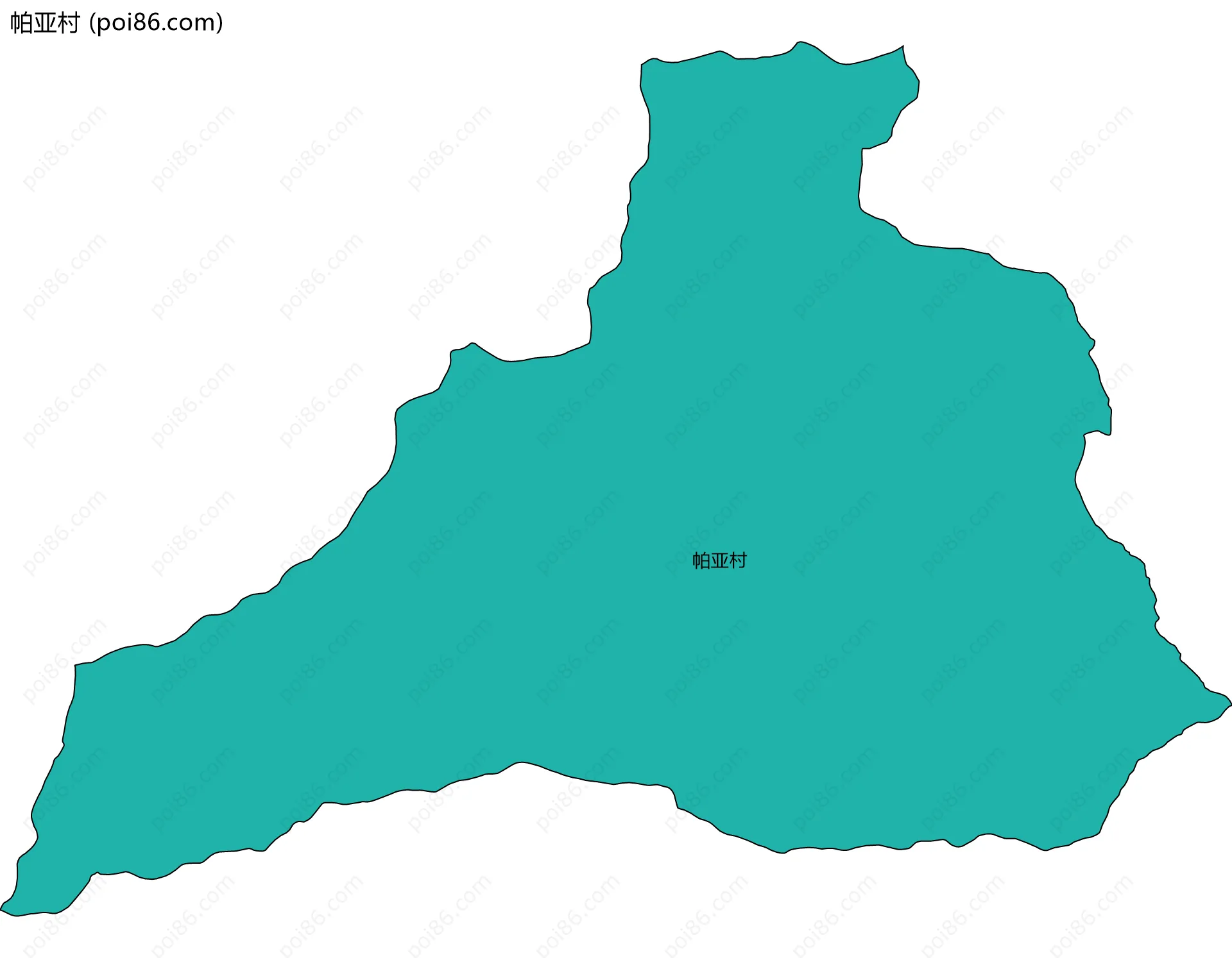 帕亚村边界地图