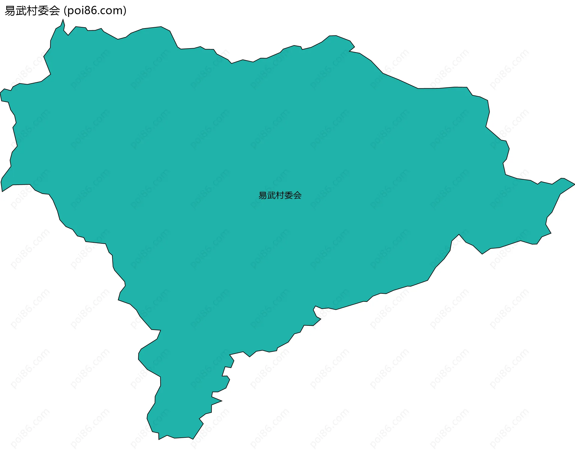易武村委会边界地图
