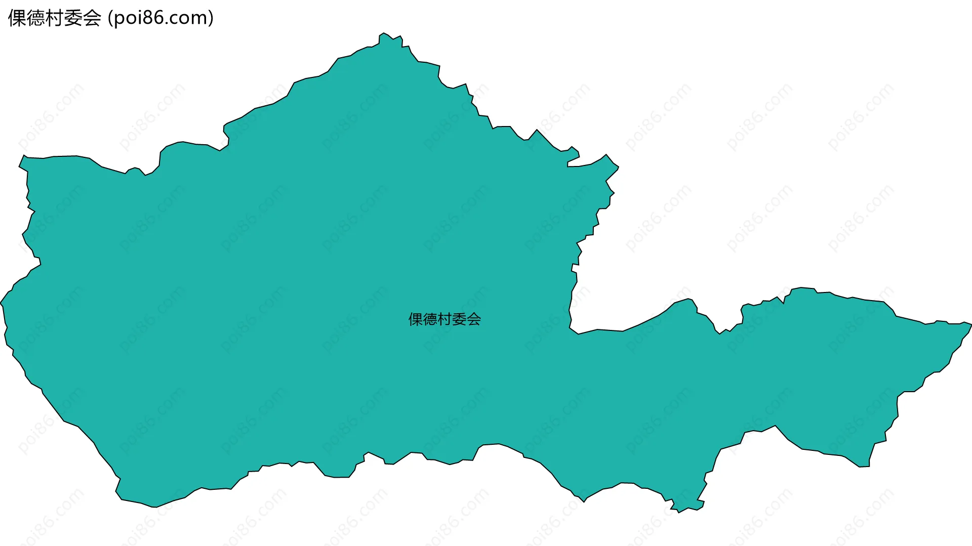 倮德村委会边界地图