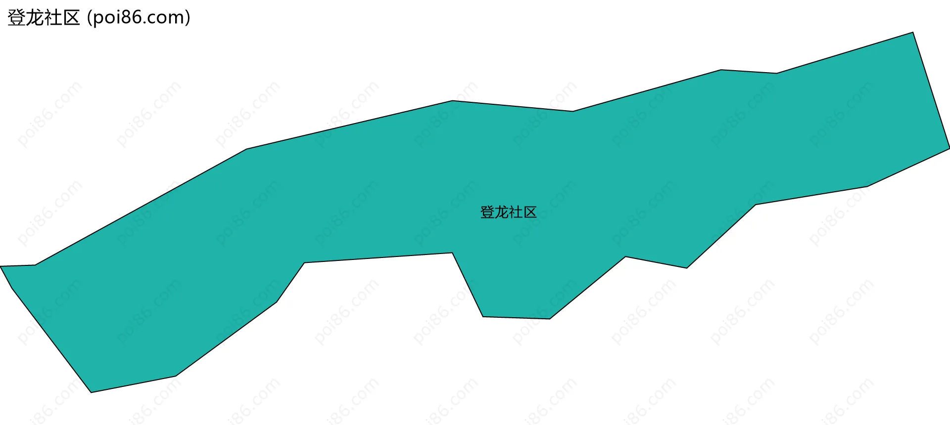 登龙社区边界地图