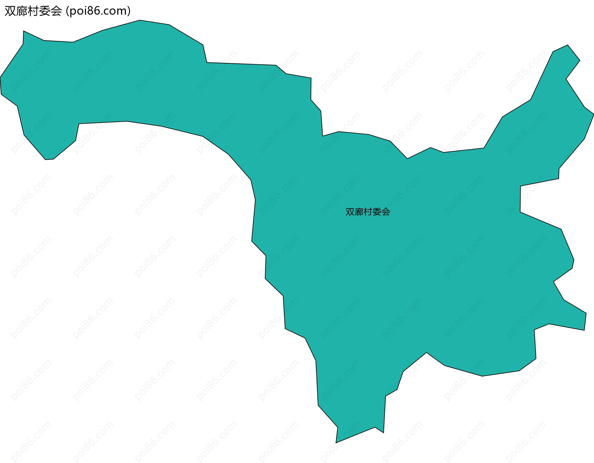 双廊村委会边界地图