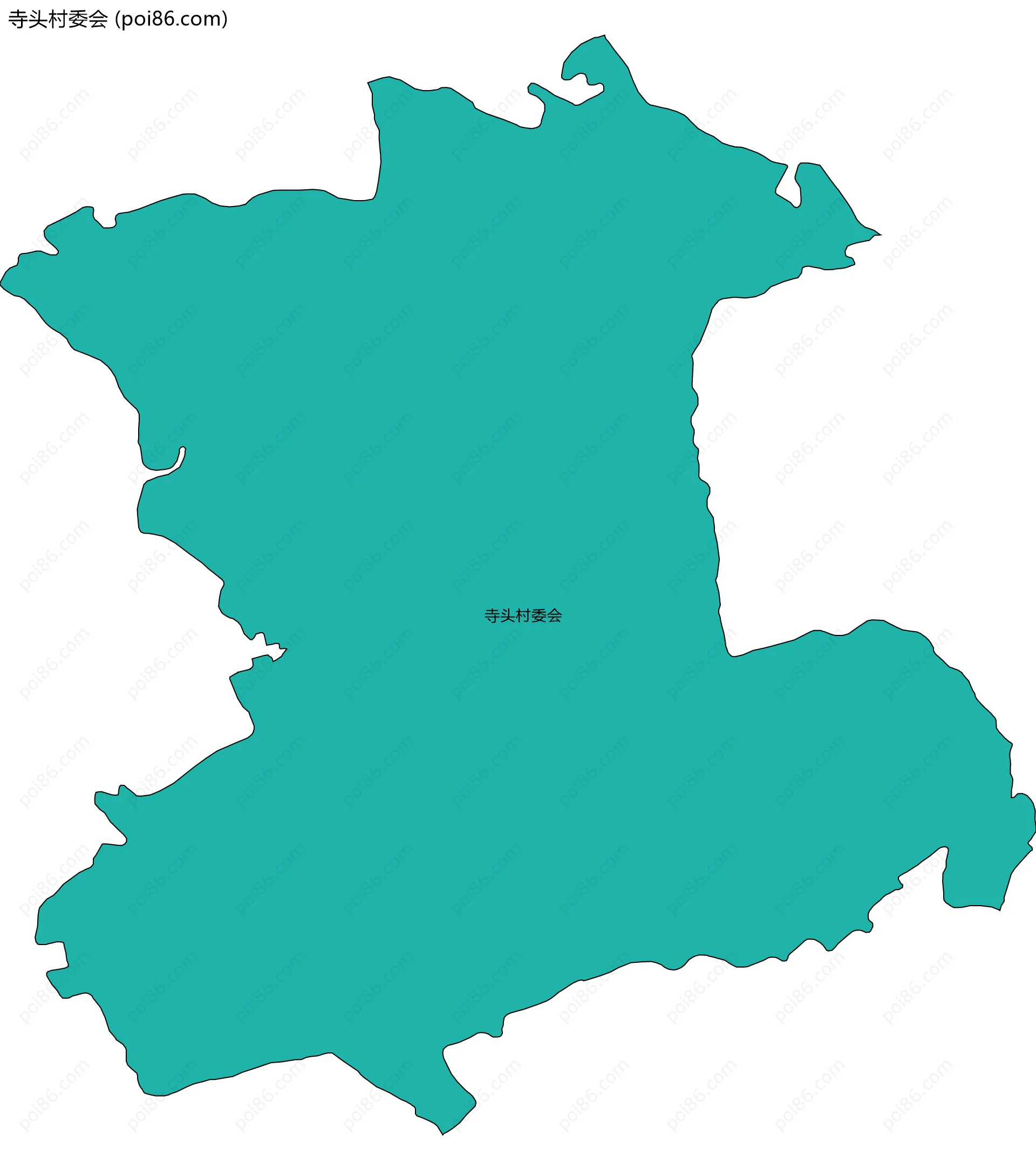寺头村委会边界地图