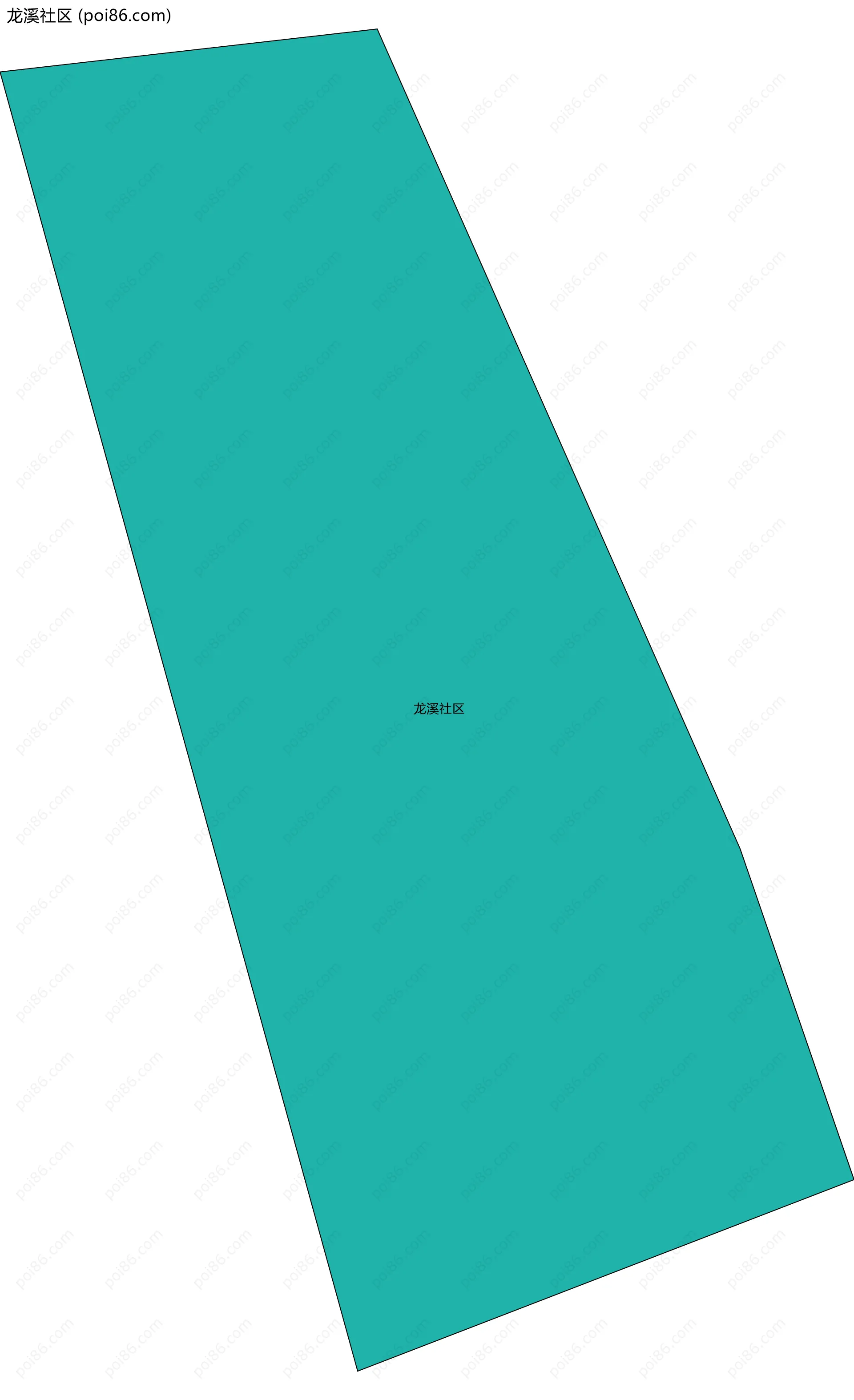 龙溪社区边界地图