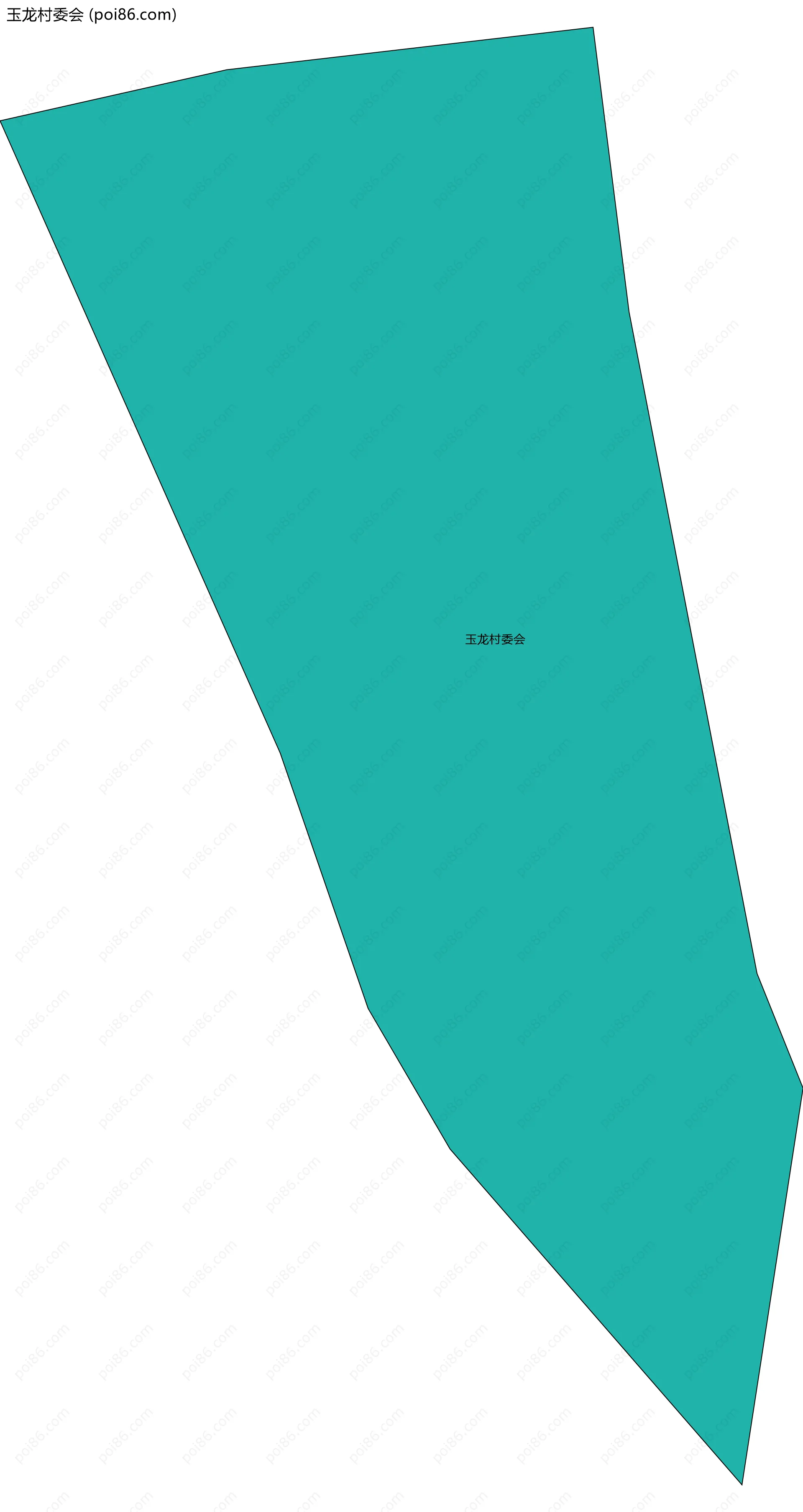 玉龙村委会边界地图