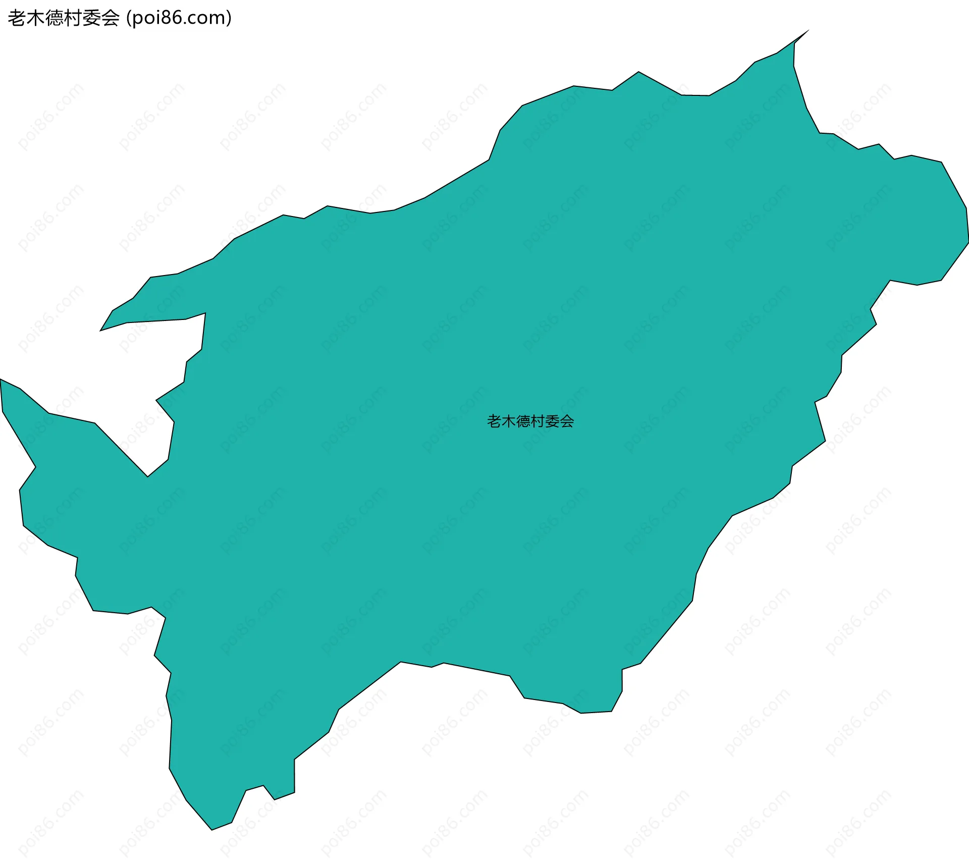 老木德村委会边界地图