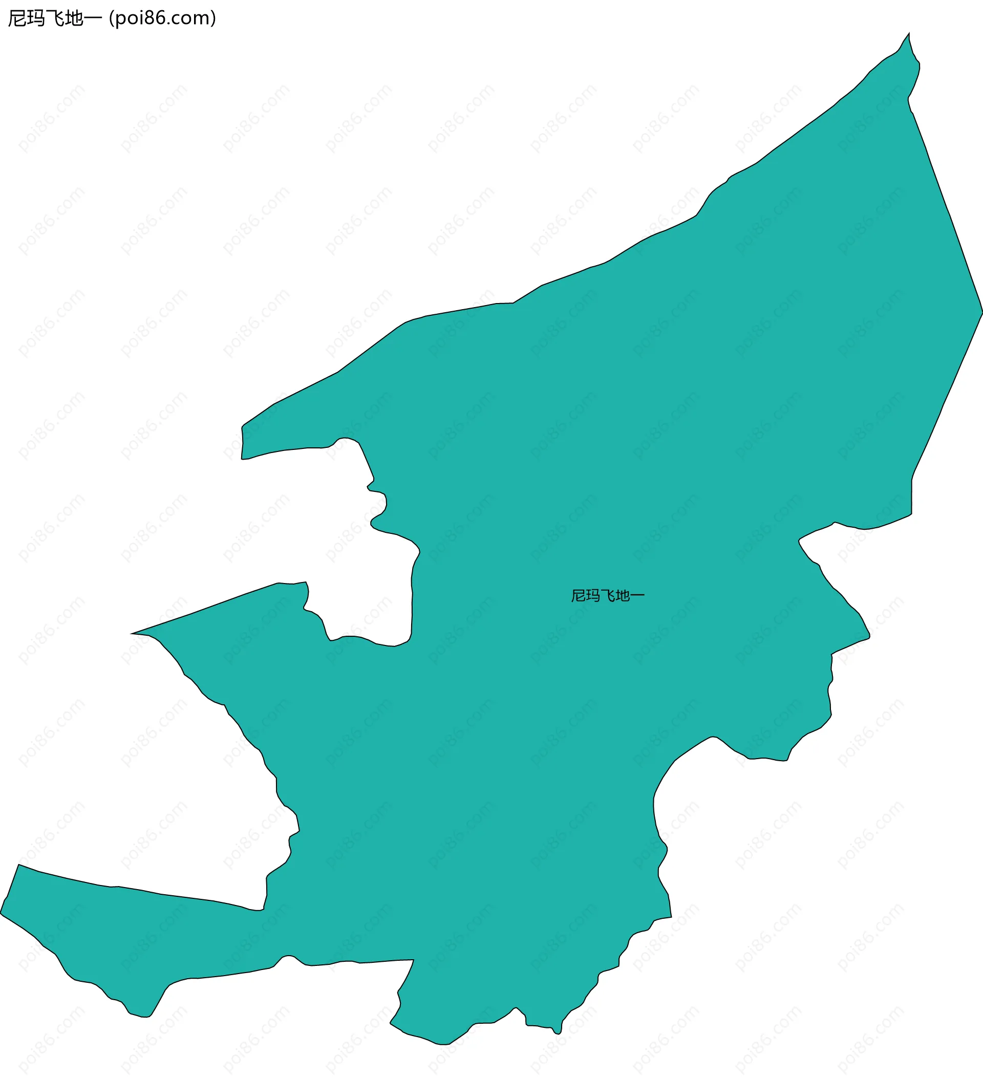 尼玛飞地一边界地图