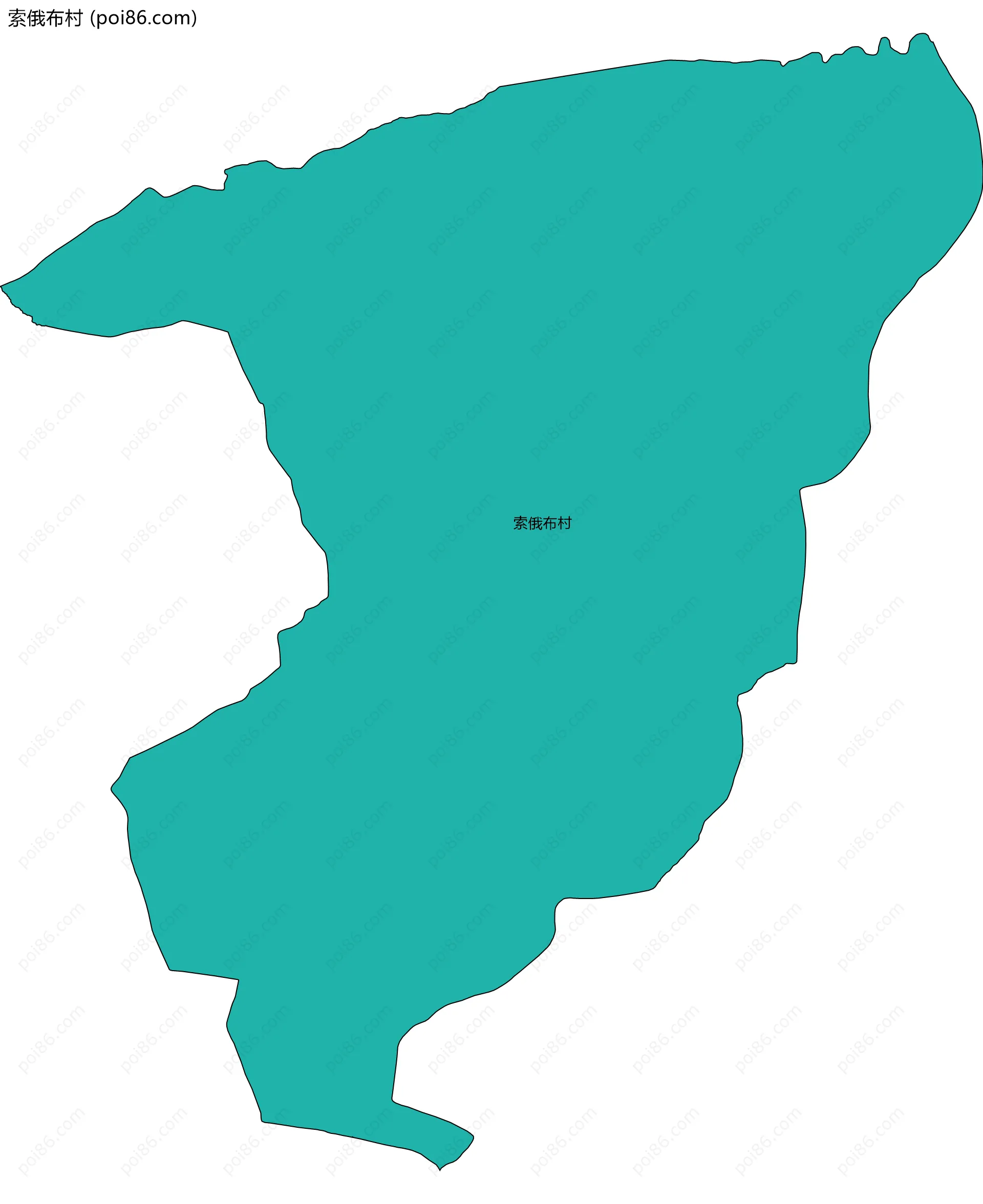 索俄布村边界地图