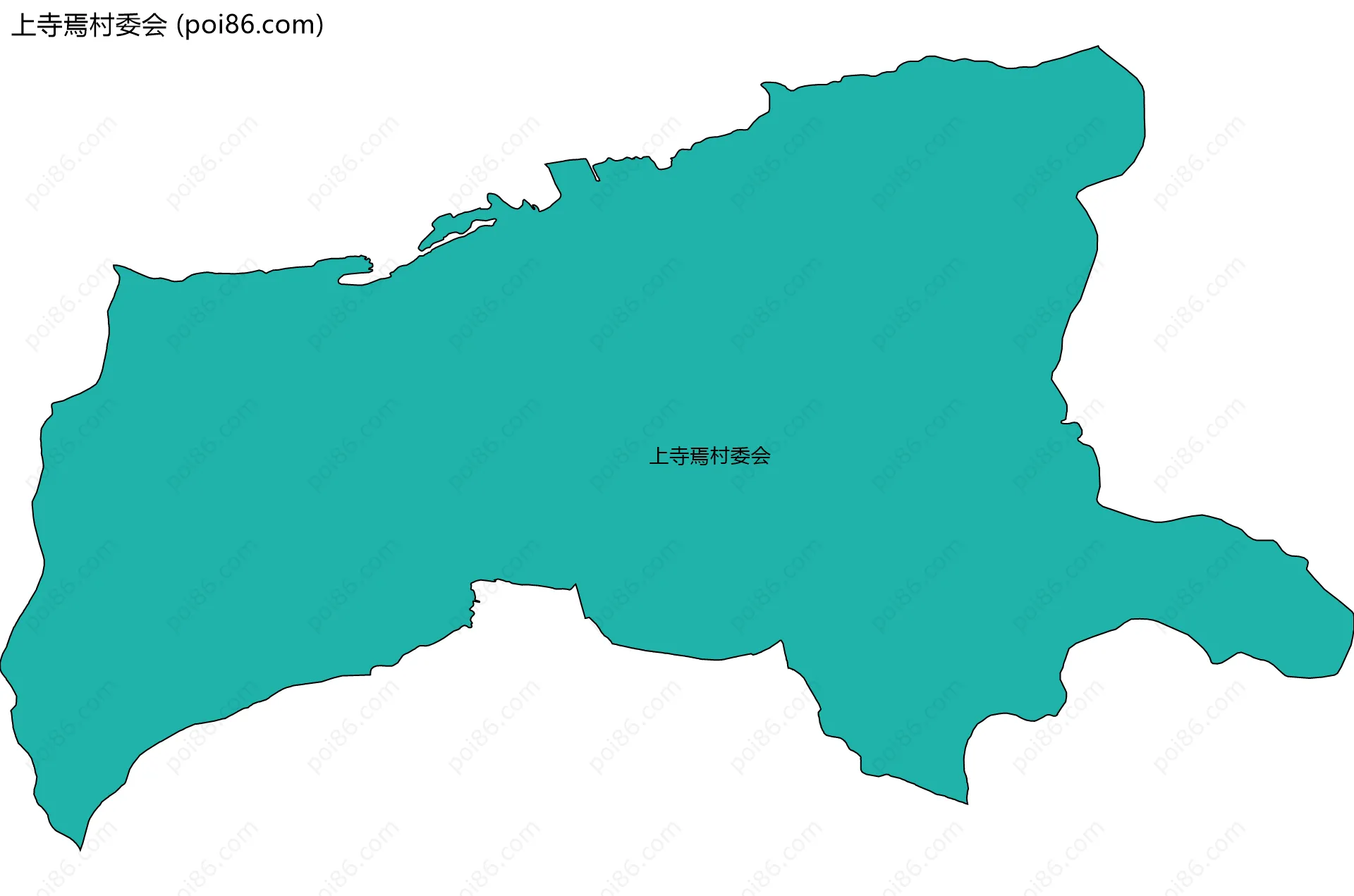 上寺焉村委会边界地图