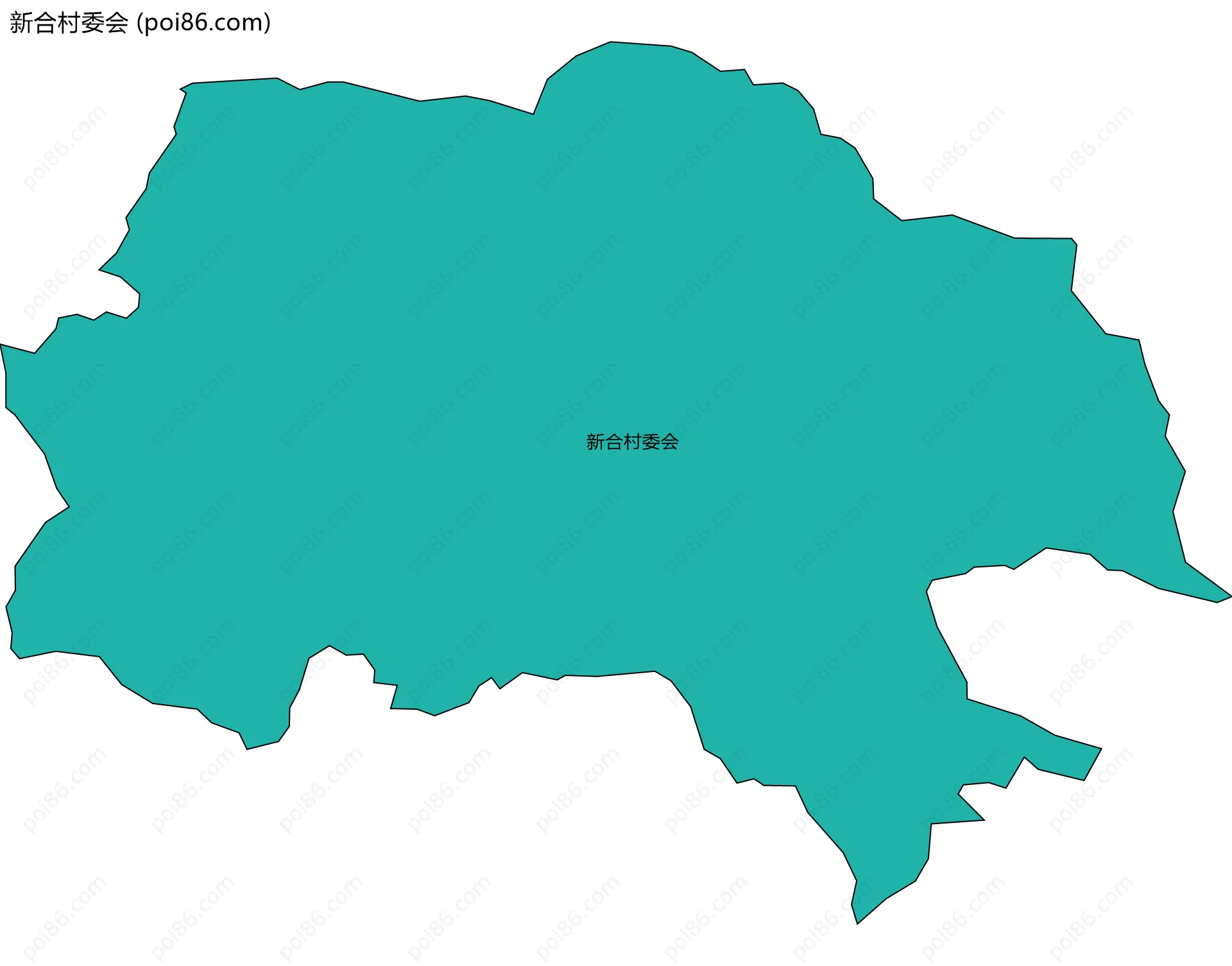 新合村委会边界地图