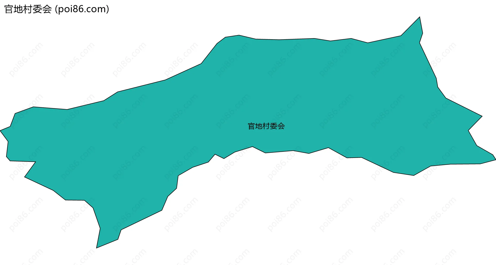 官地村委会边界地图