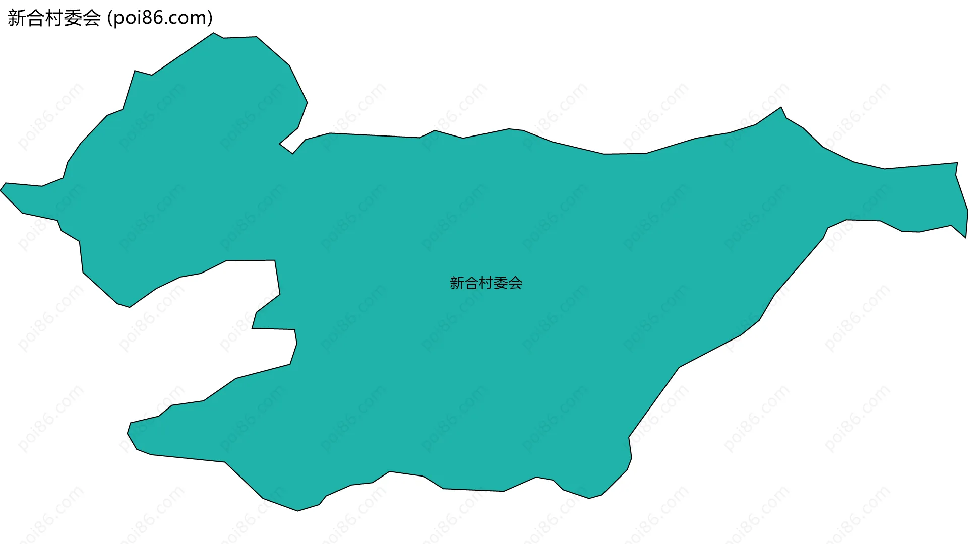 新合村委会边界地图