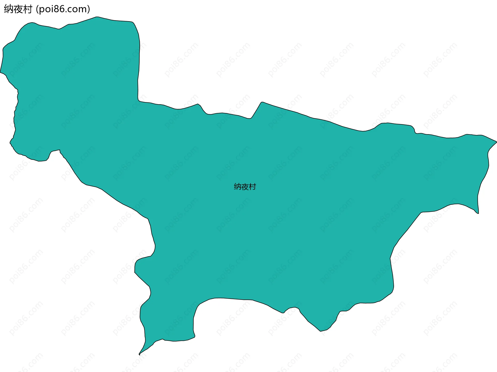 纳夜村边界地图