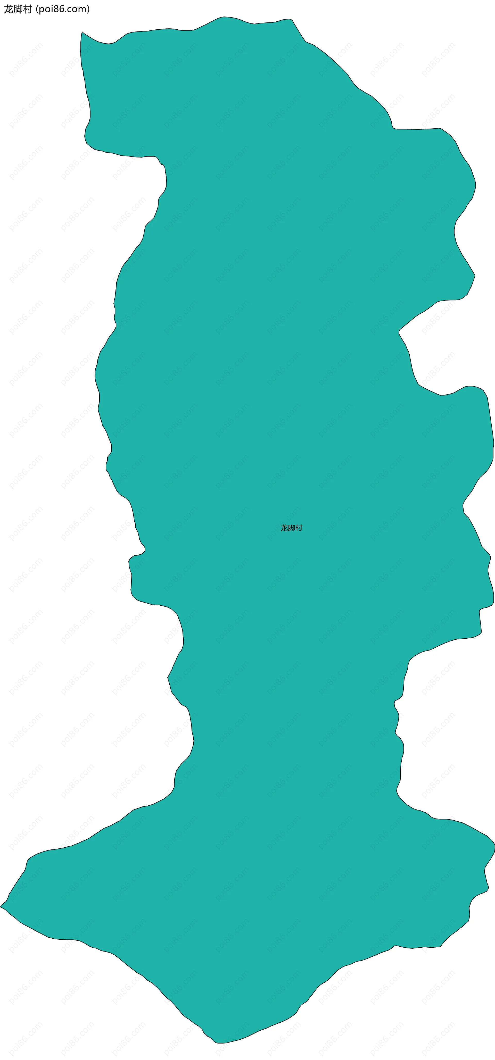 龙脚村边界地图