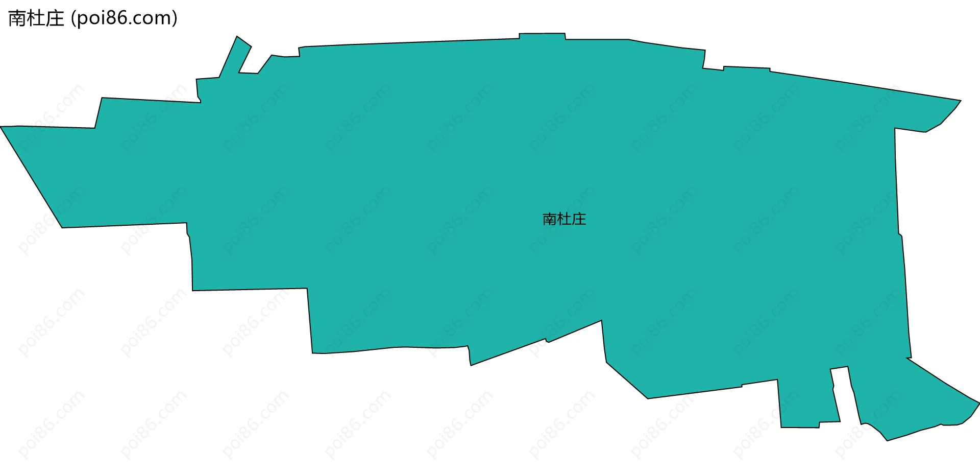 南杜庄边界地图