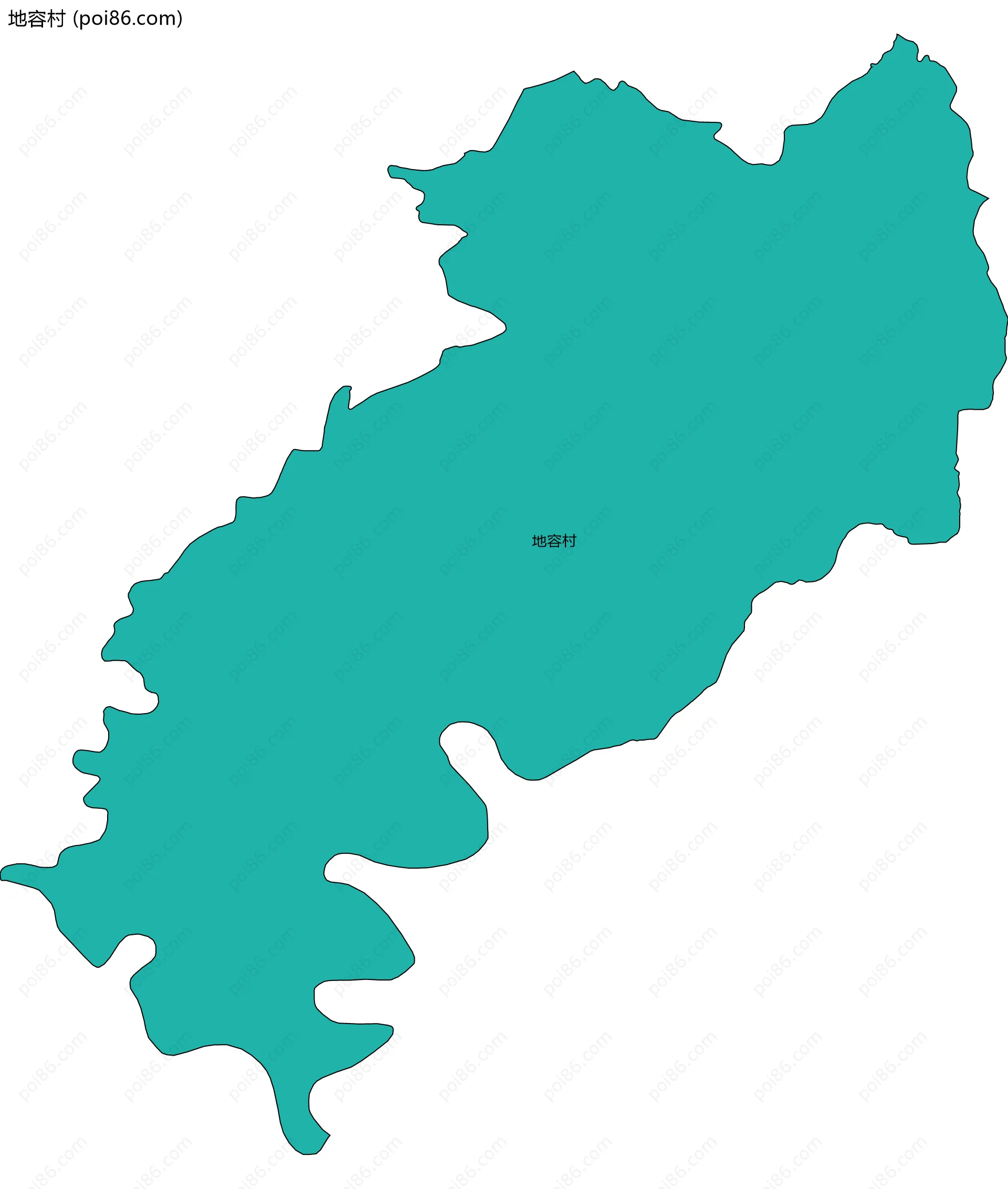 地容村边界地图