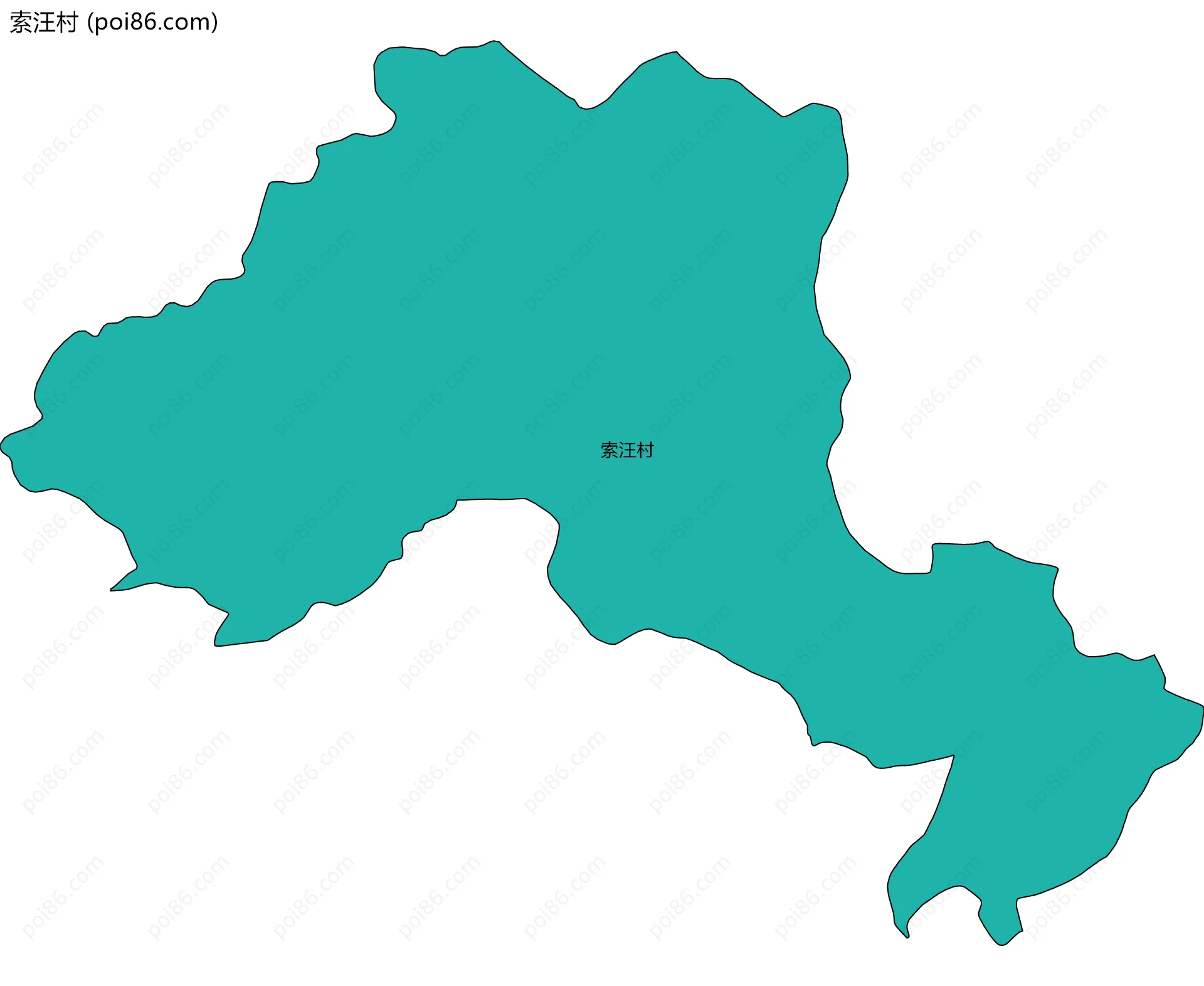 索汪村边界地图