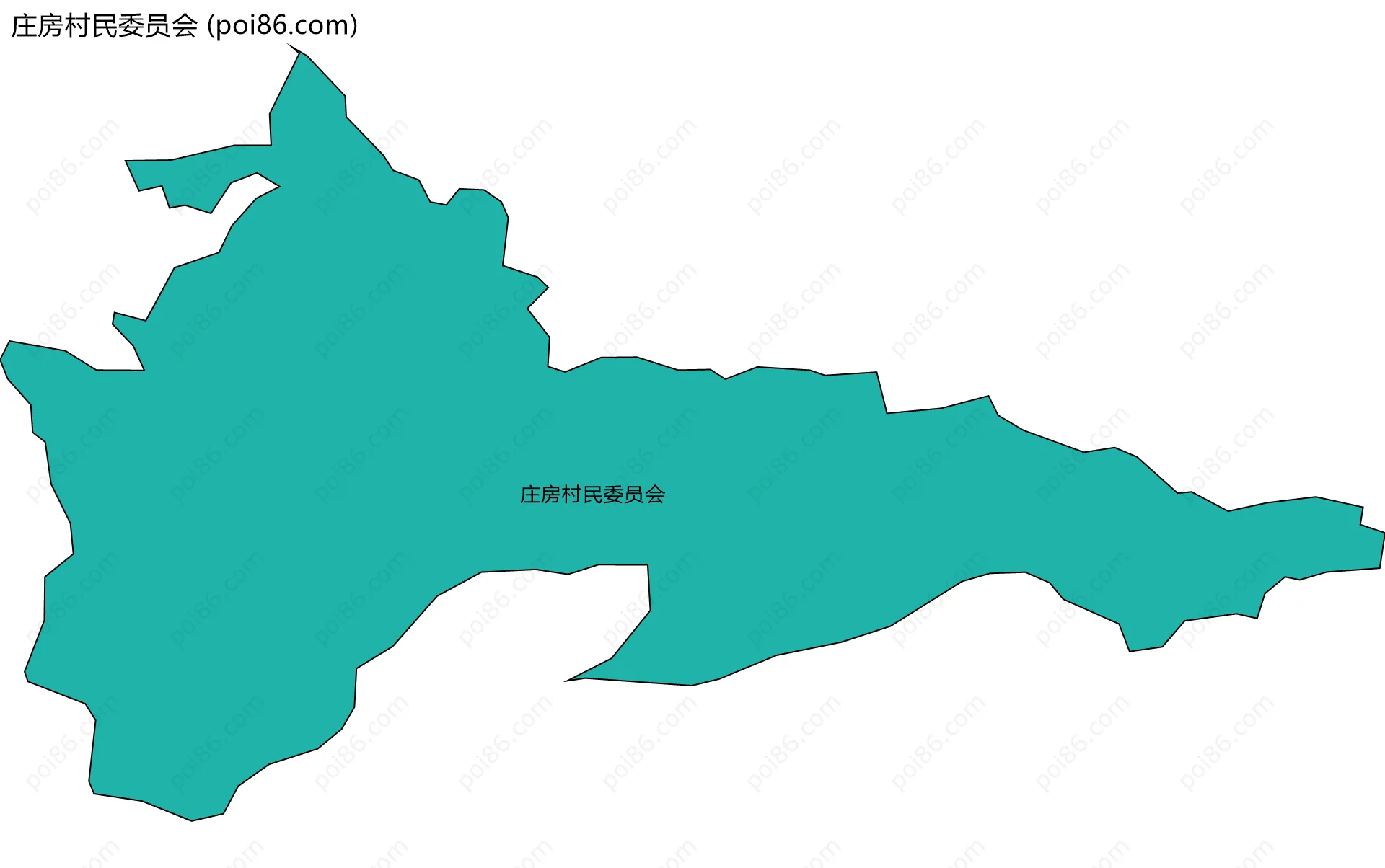 庄房村民委员会边界地图