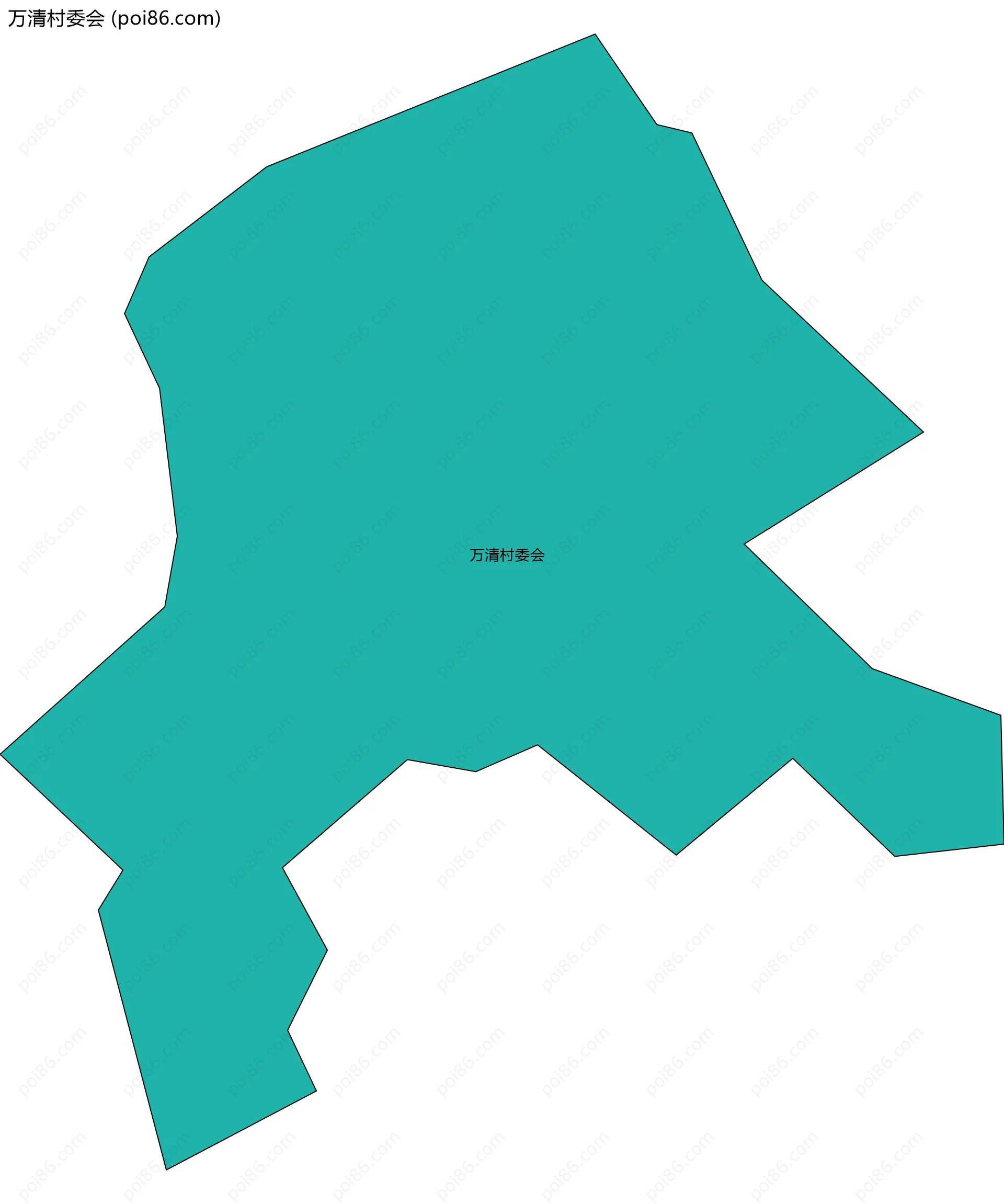 万清村委会边界地图