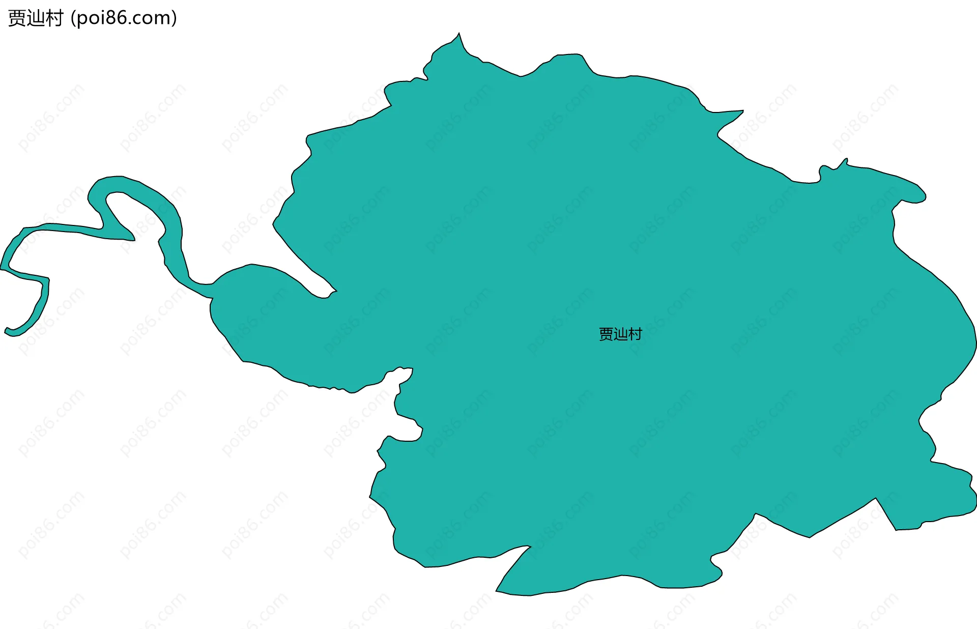 贾辿村边界地图