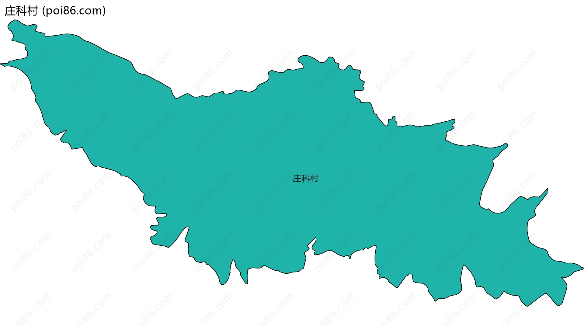 庄科村边界地图