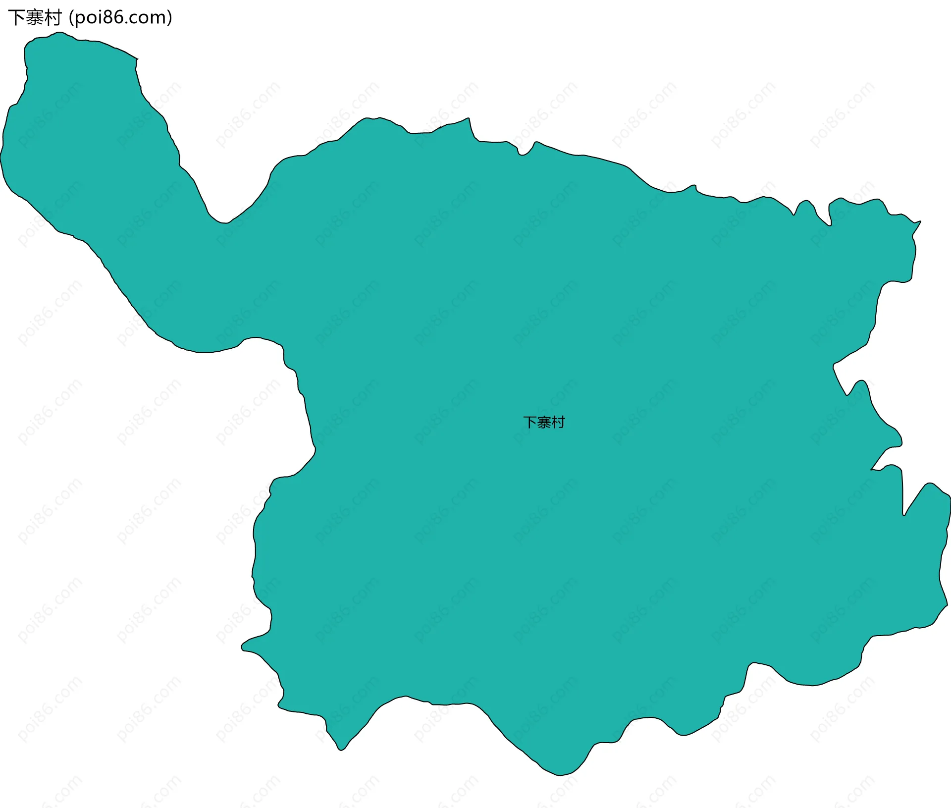 下寨村边界地图