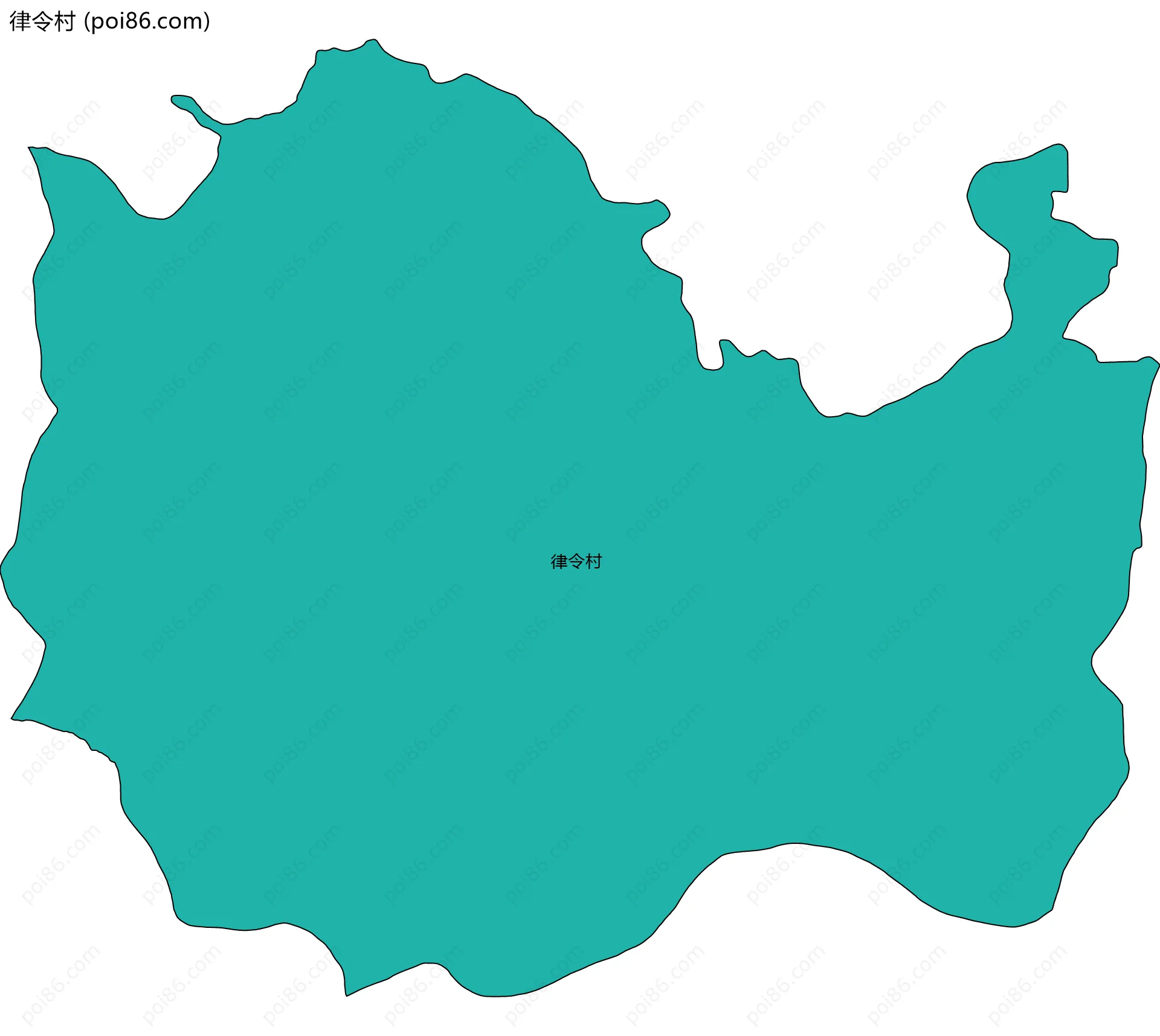 律令村边界地图