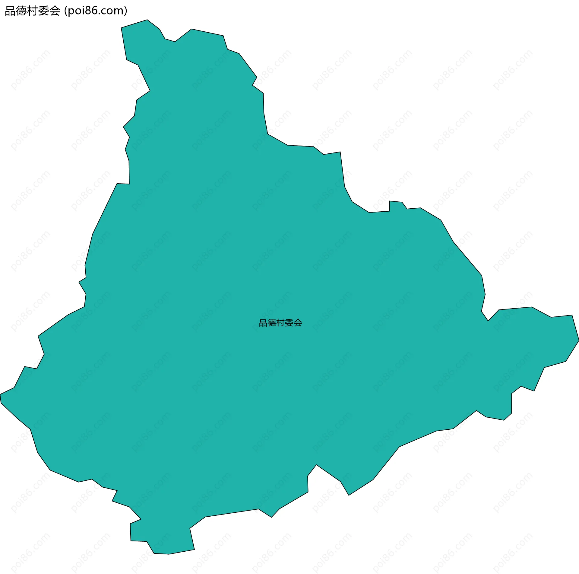 品德村委会边界地图