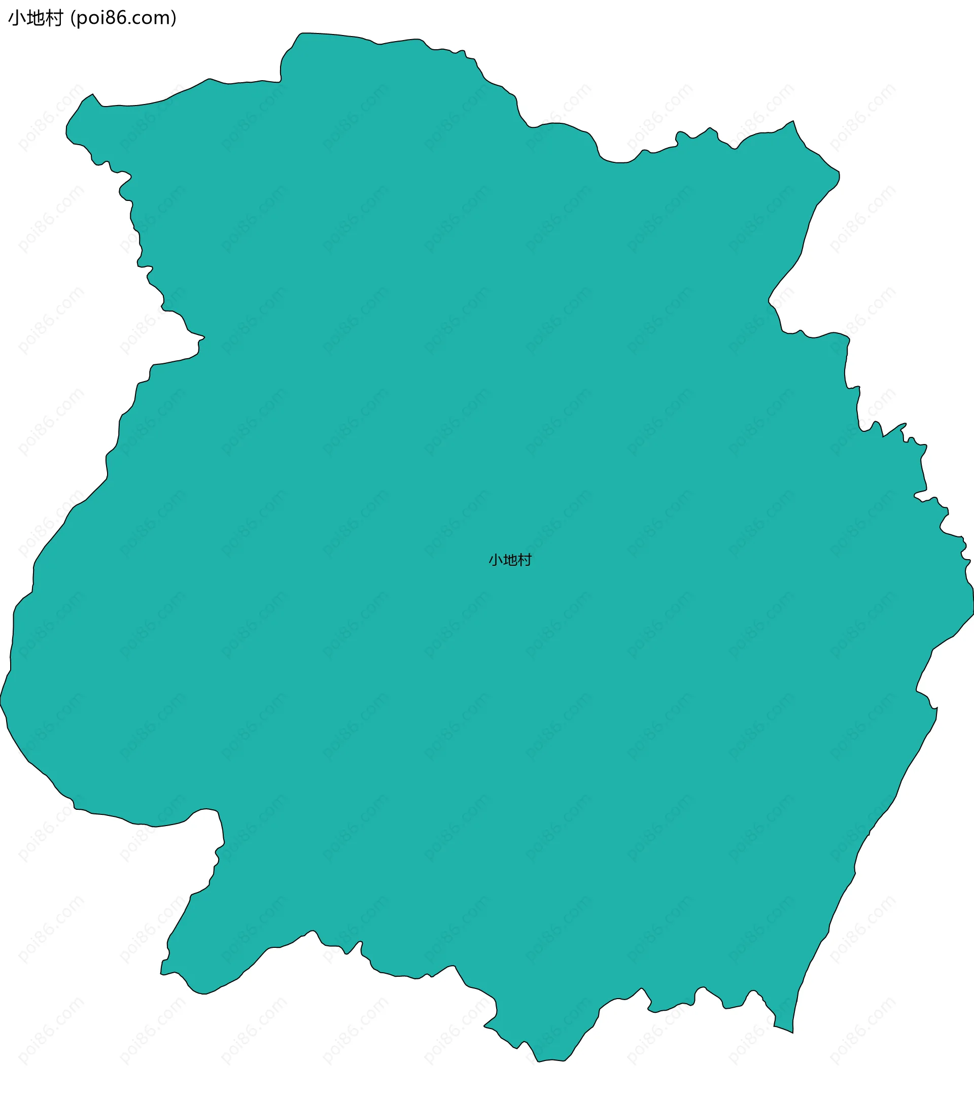 小地村边界地图