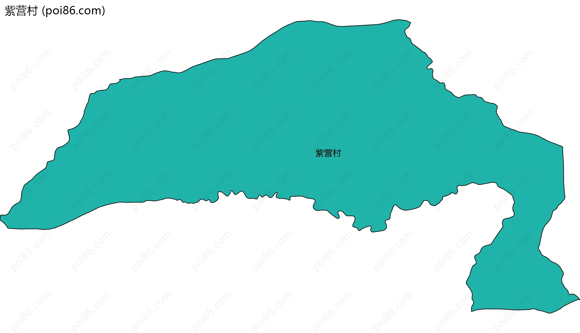 紫营村边界地图