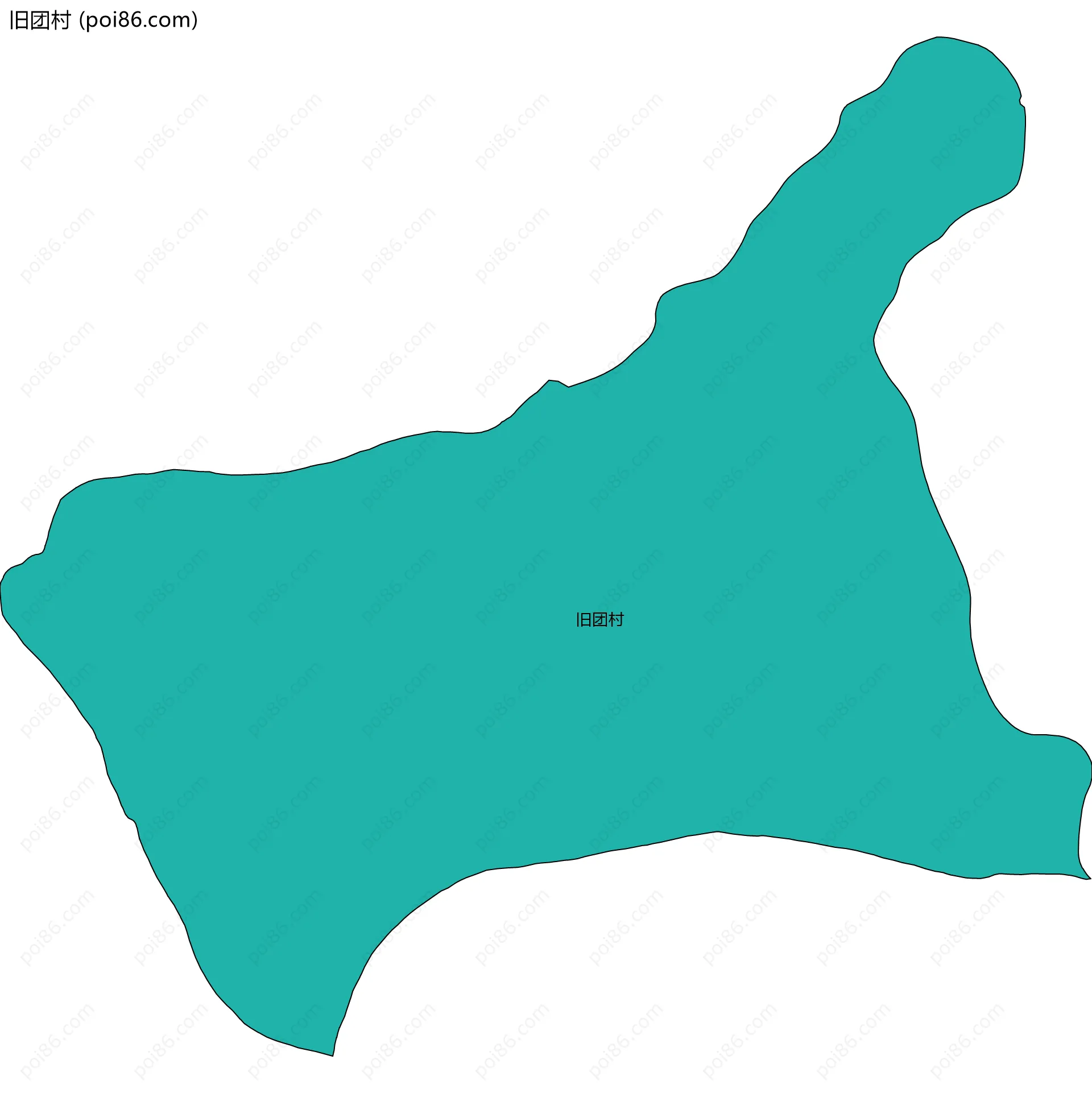 旧团村边界地图