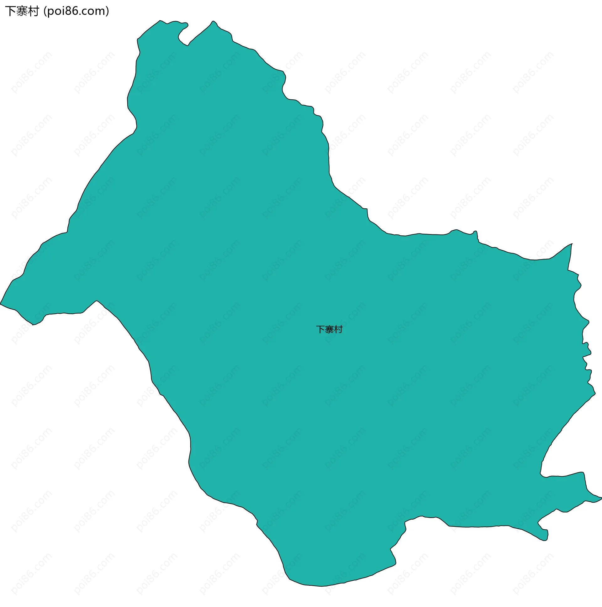 下寨村边界地图