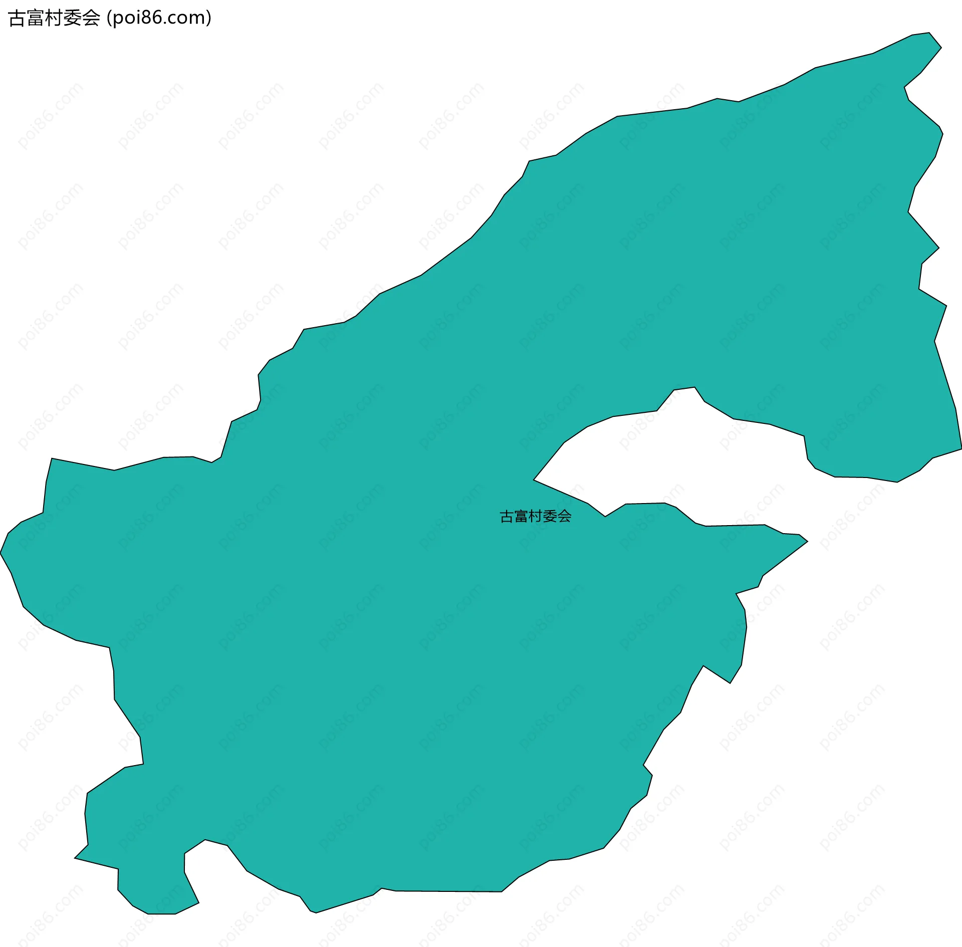 古富村委会边界地图