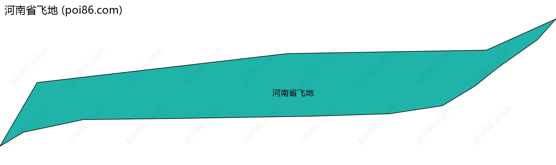 河南省飞地边界地图