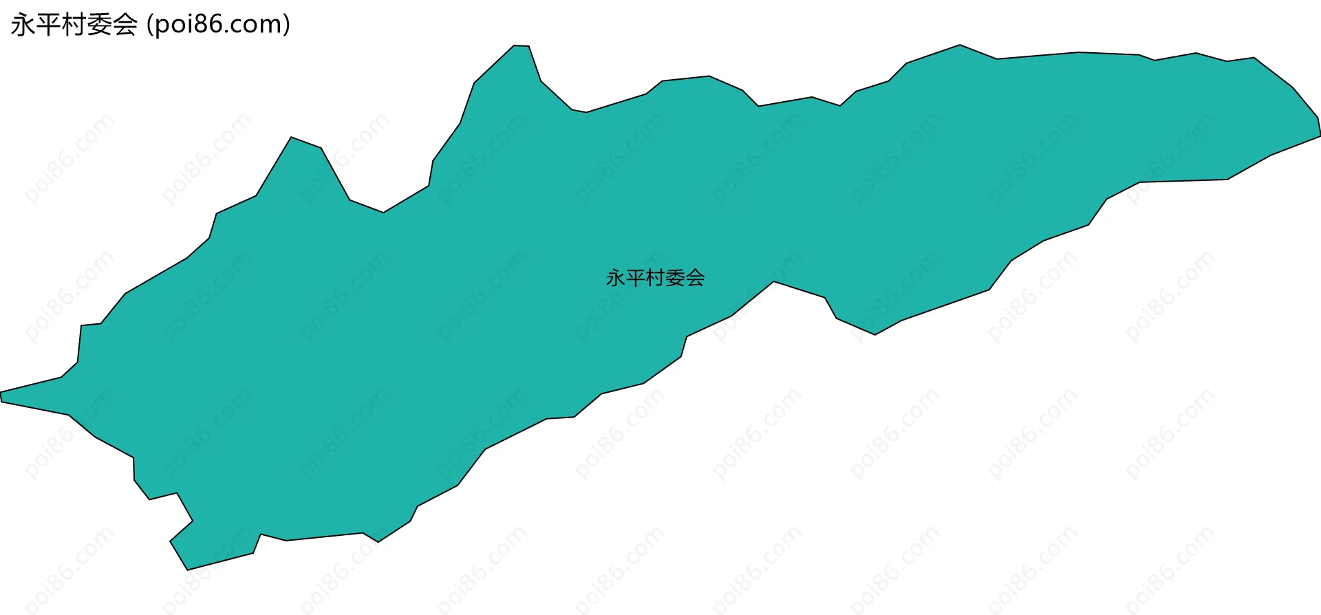 永平村委会边界地图